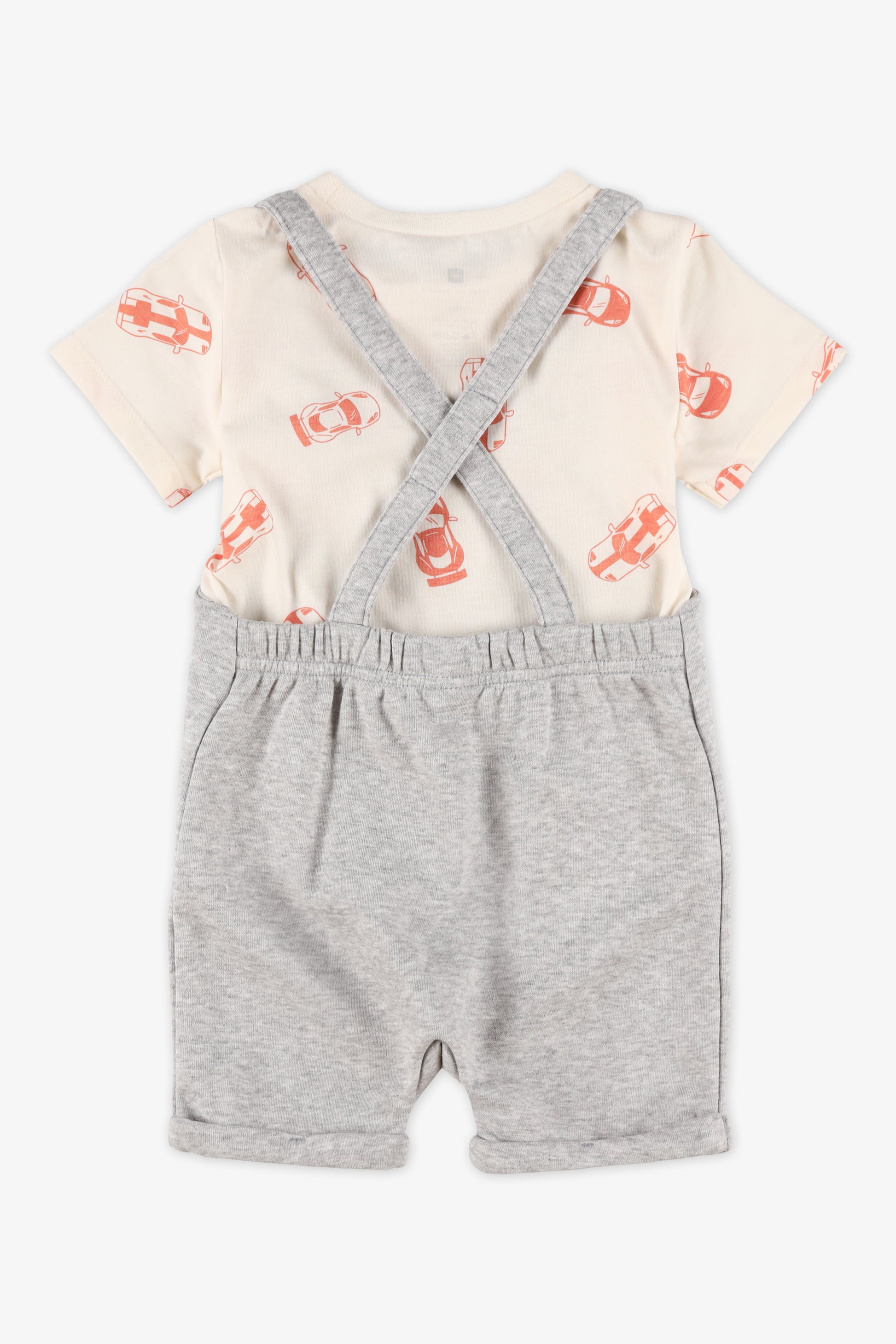 T-shirt à manches courtes imprimé - Bébé garçon && GRIS MIXTE