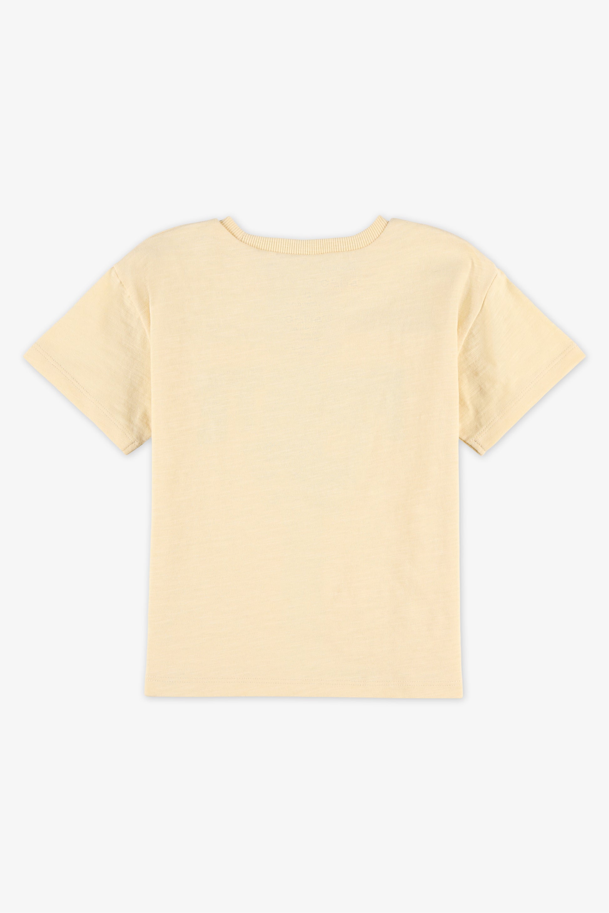 T-shirt à manches courtes col rond - Bébé garçon && JAUNE