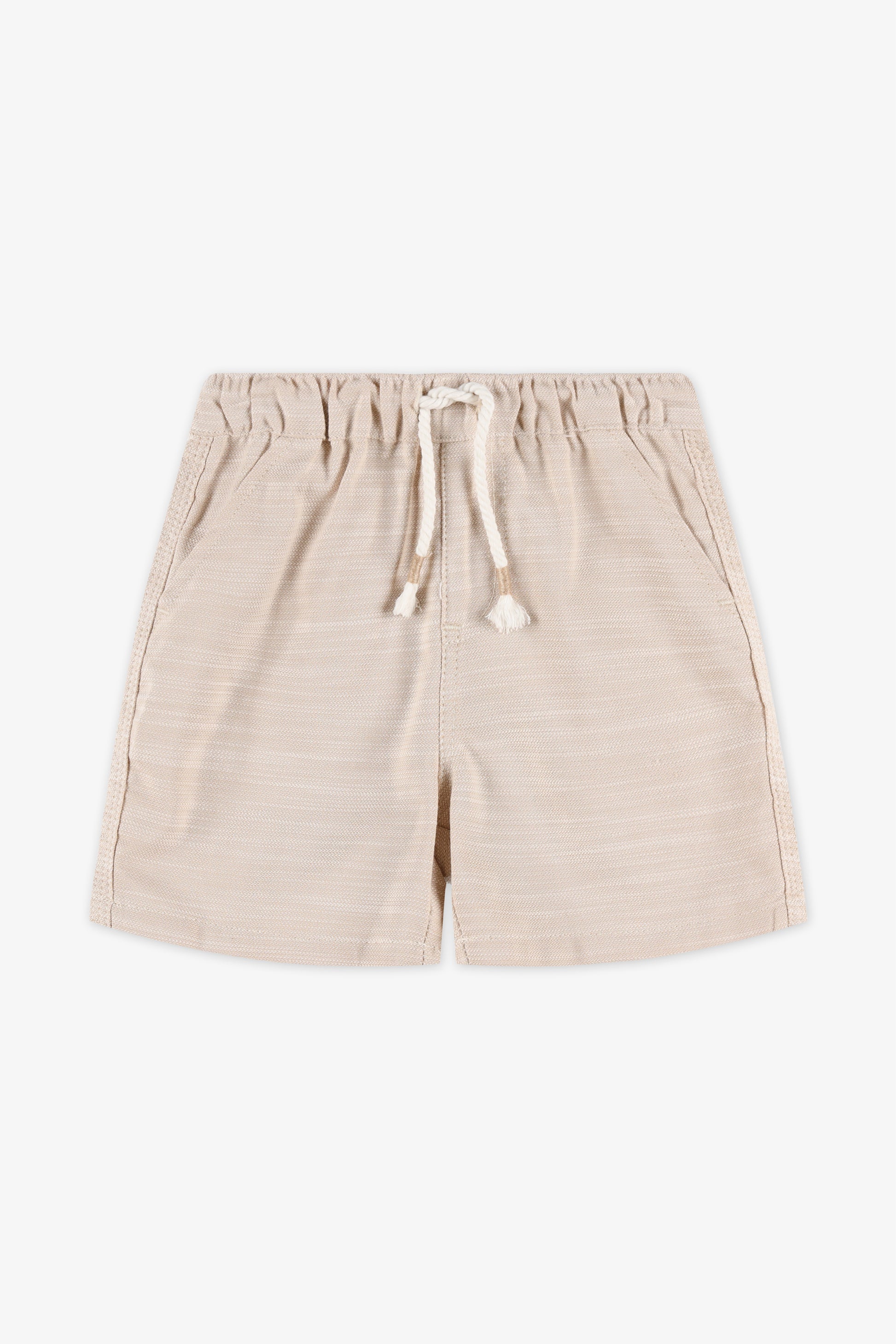 Short pull-on à poches - Bébé garçon && TAUPE