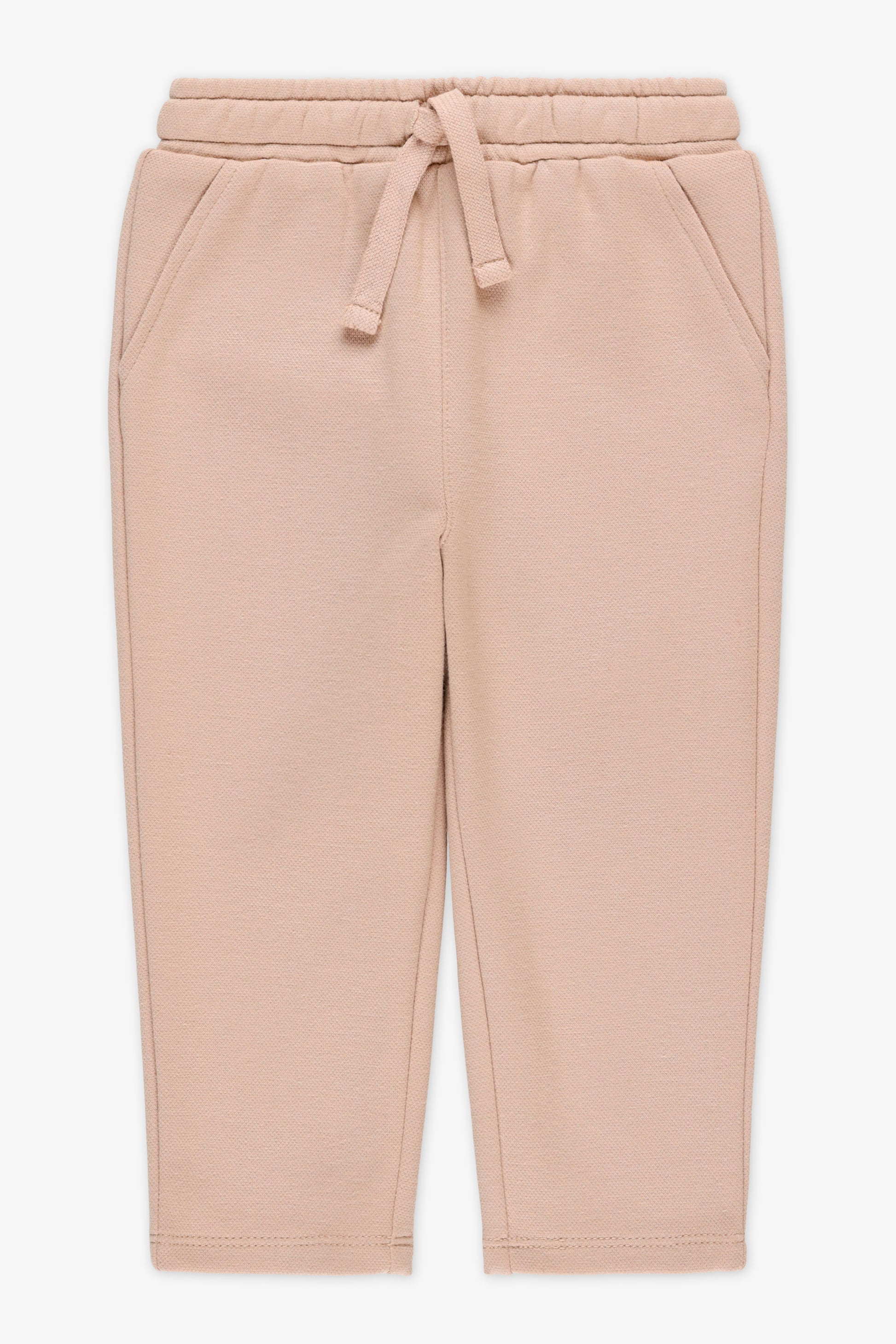 Pantalon élastique à cordon - Bébé garçon && BEIGE