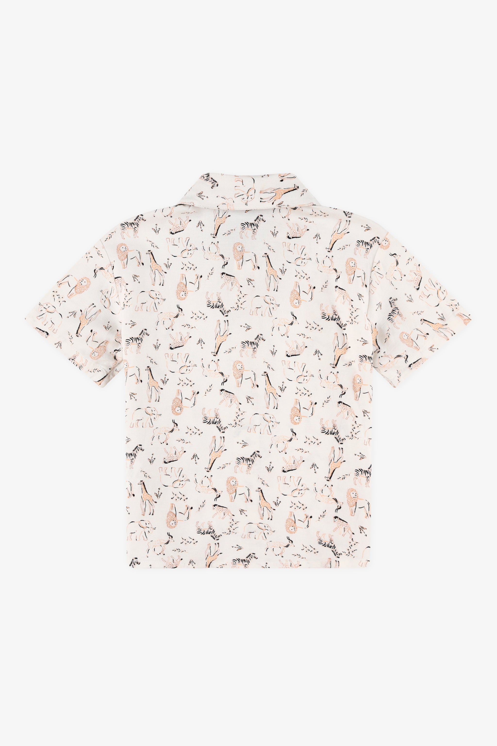 Chemise à manches courtes avec nœud papillon - Bébé garçon && BLANC MULTI
