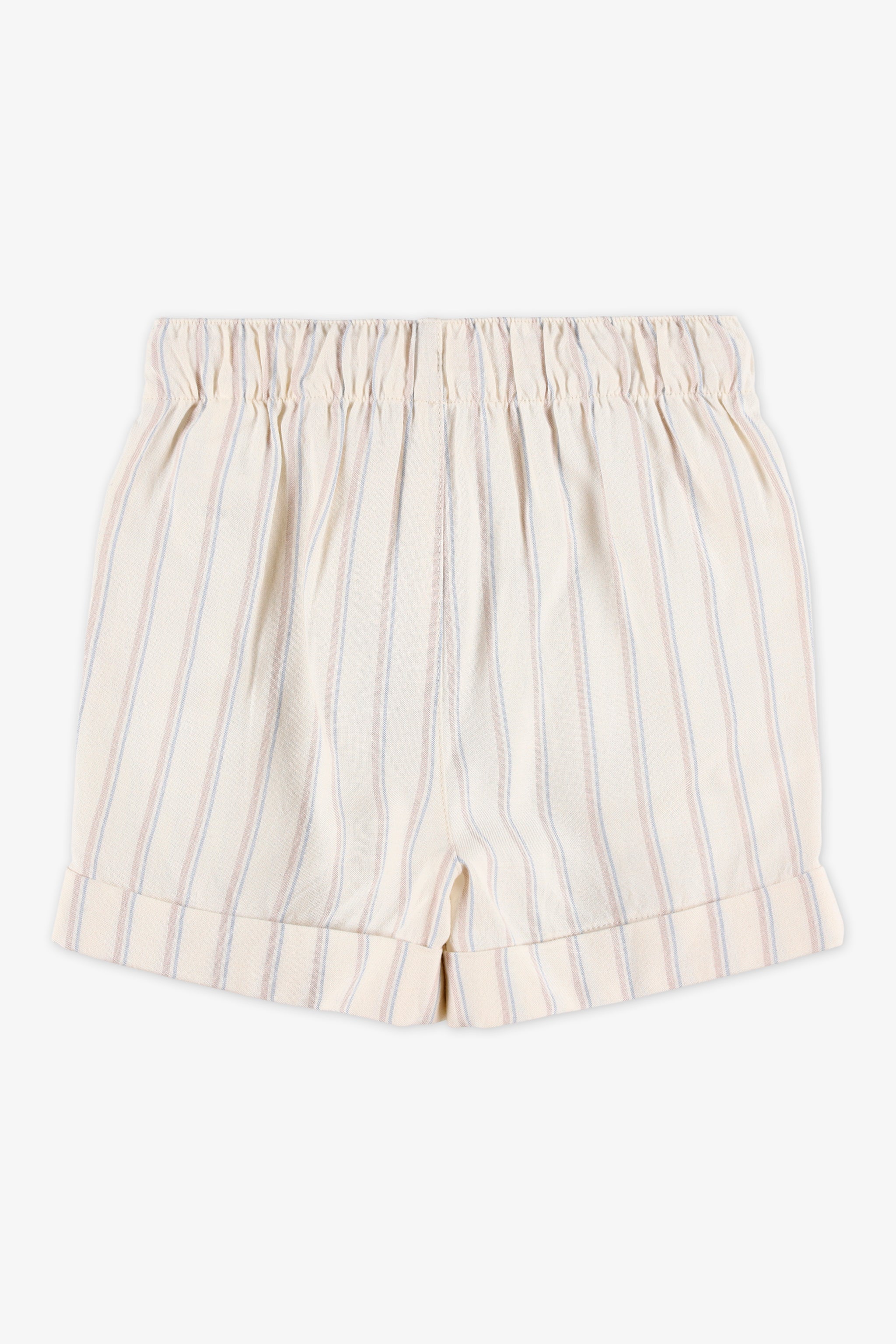 Bermuda élastique à cordon - Bébé garçon && BLANC CASSÉ/MULTI