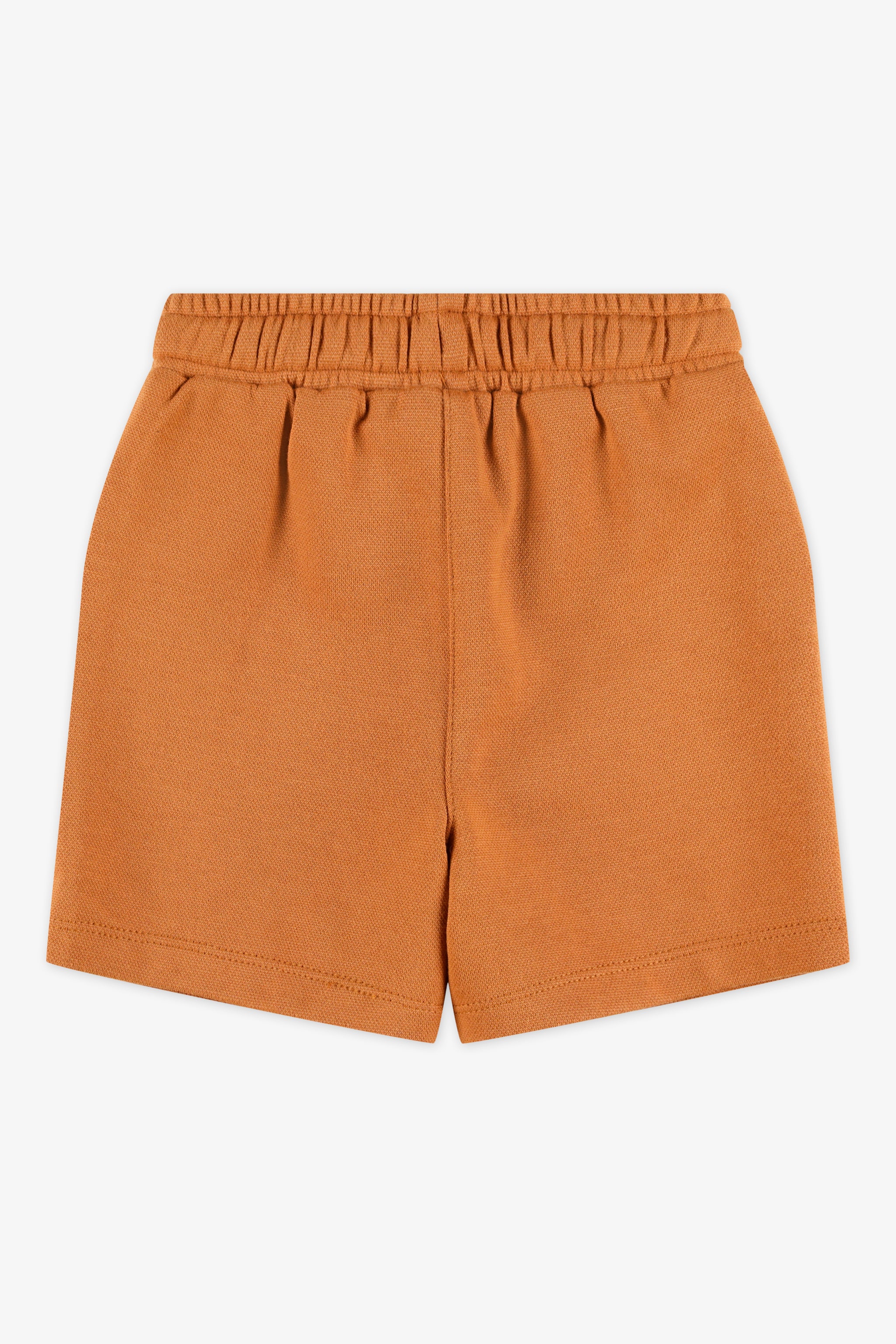 Bermuda élastique avec cordon - Bébé garçon && BRUN