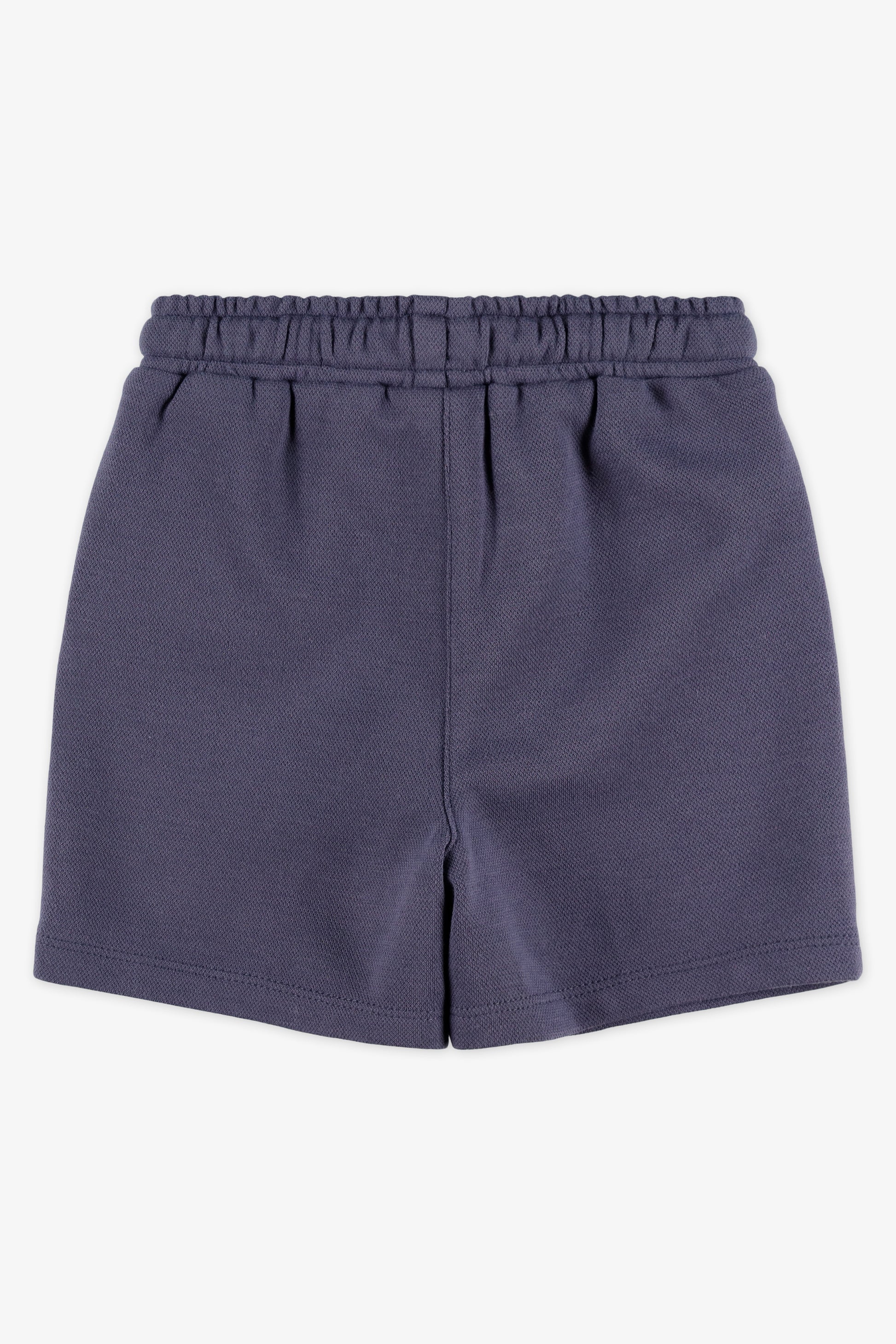 Bermuda élastique avec cordon - Bébé garçon && MARIN