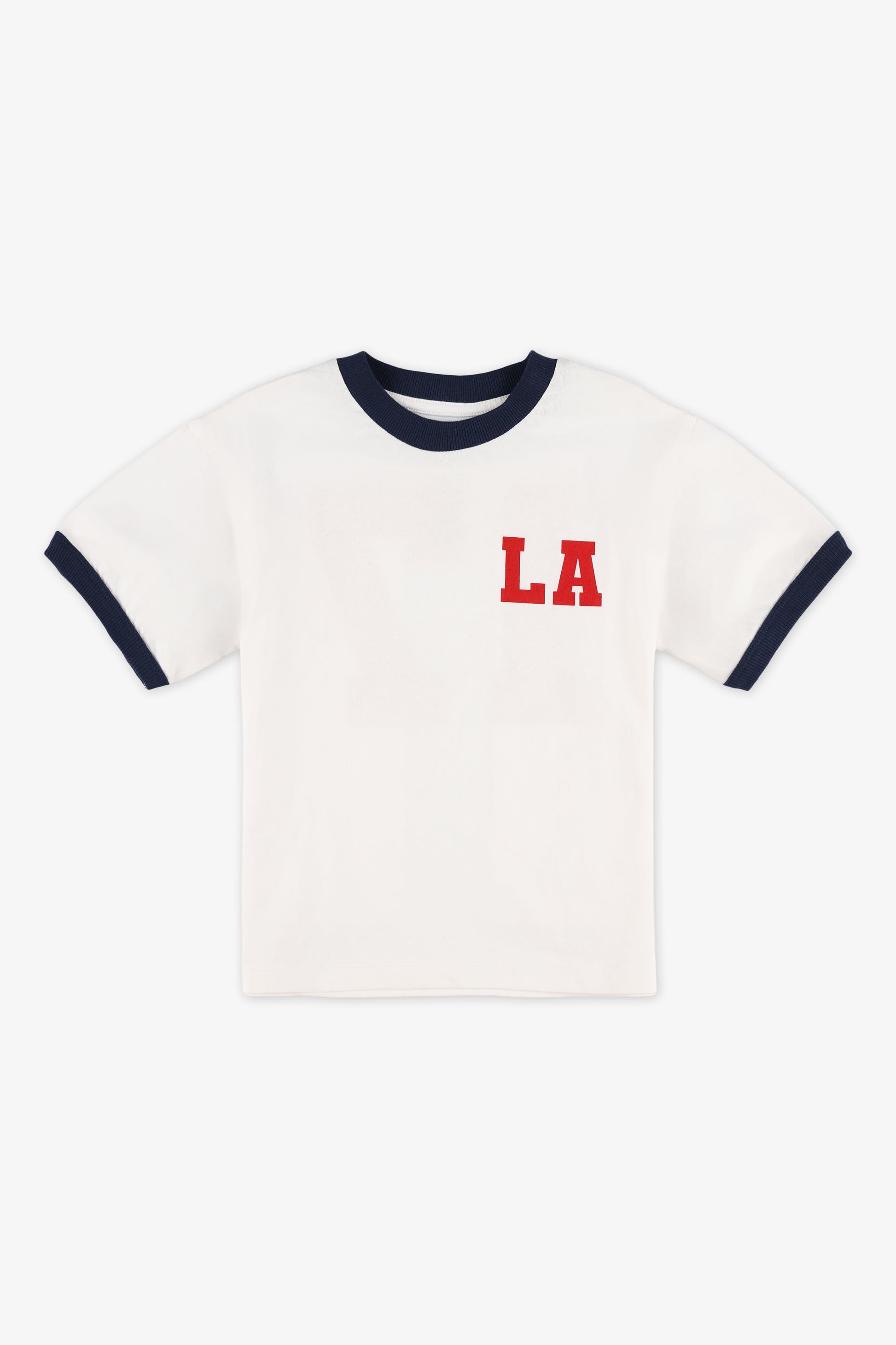 T-shirt à manches courtes col rond - Enfant garçon && BLANC