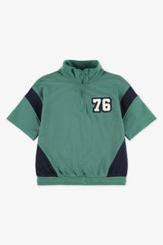 Chandail ouaté à zip - Enfant garçon && VERT
