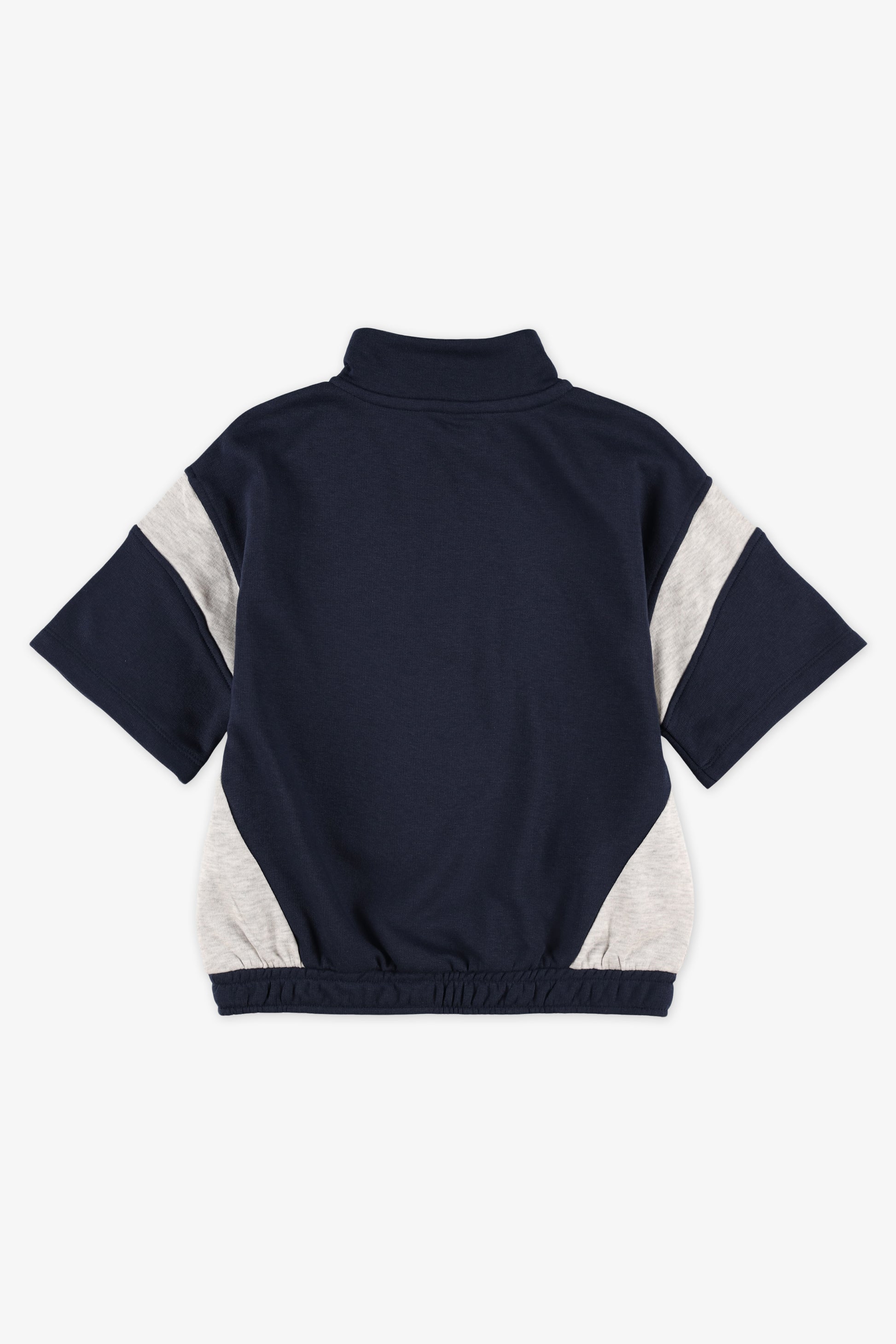 Chandail ouaté à zip - Enfant garçon && MARIN