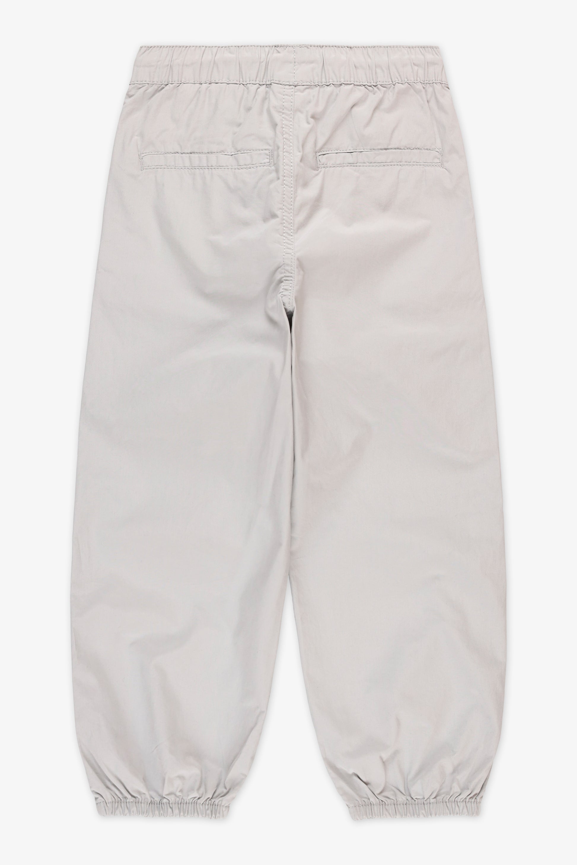 Pantalon parachute élastique à cordon - Garçon && GRIS