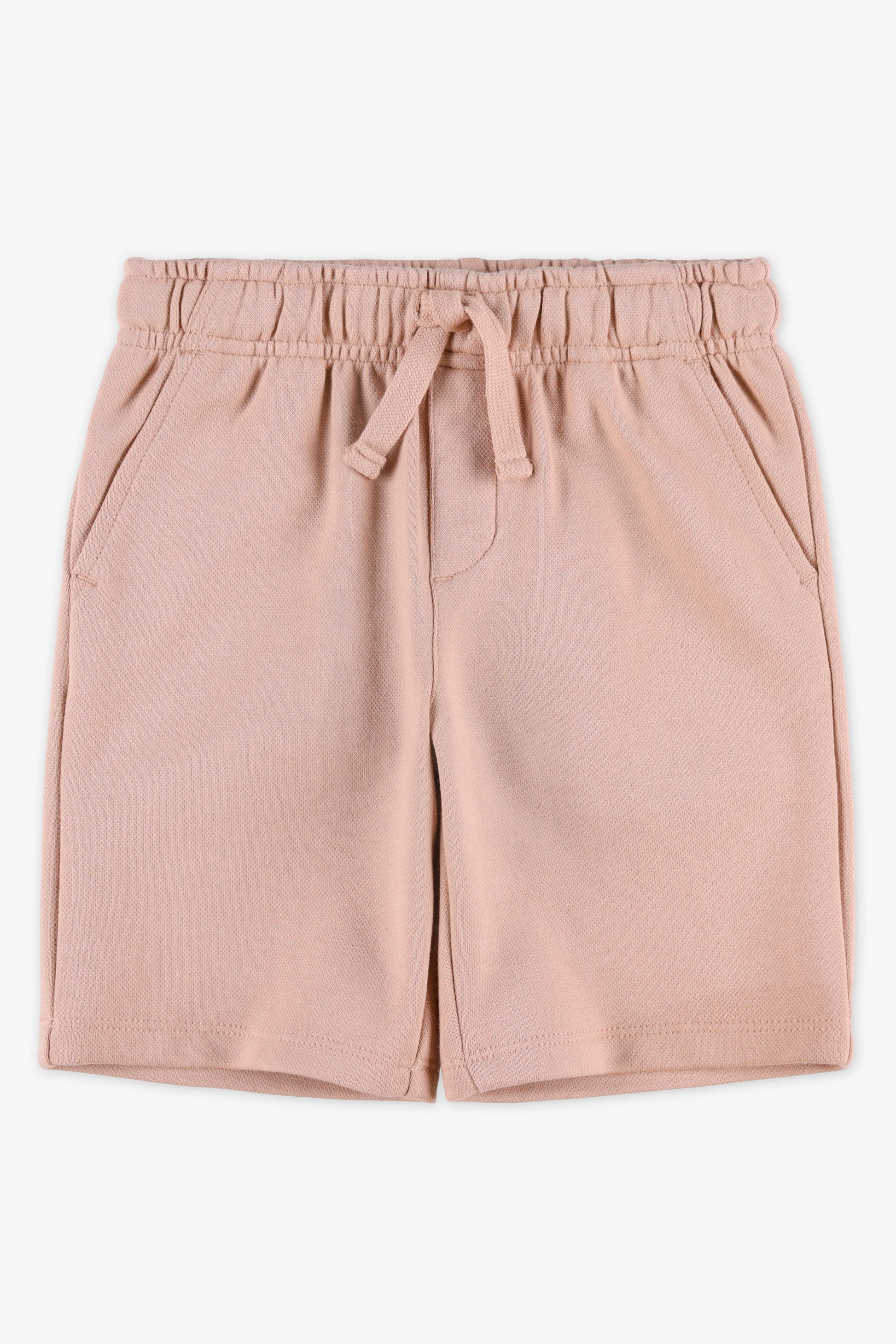 Short élastique à cordon - Enfant garçon && TAUPE