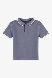 Chandail polo manches courtes - Enfant garçon && BLEU