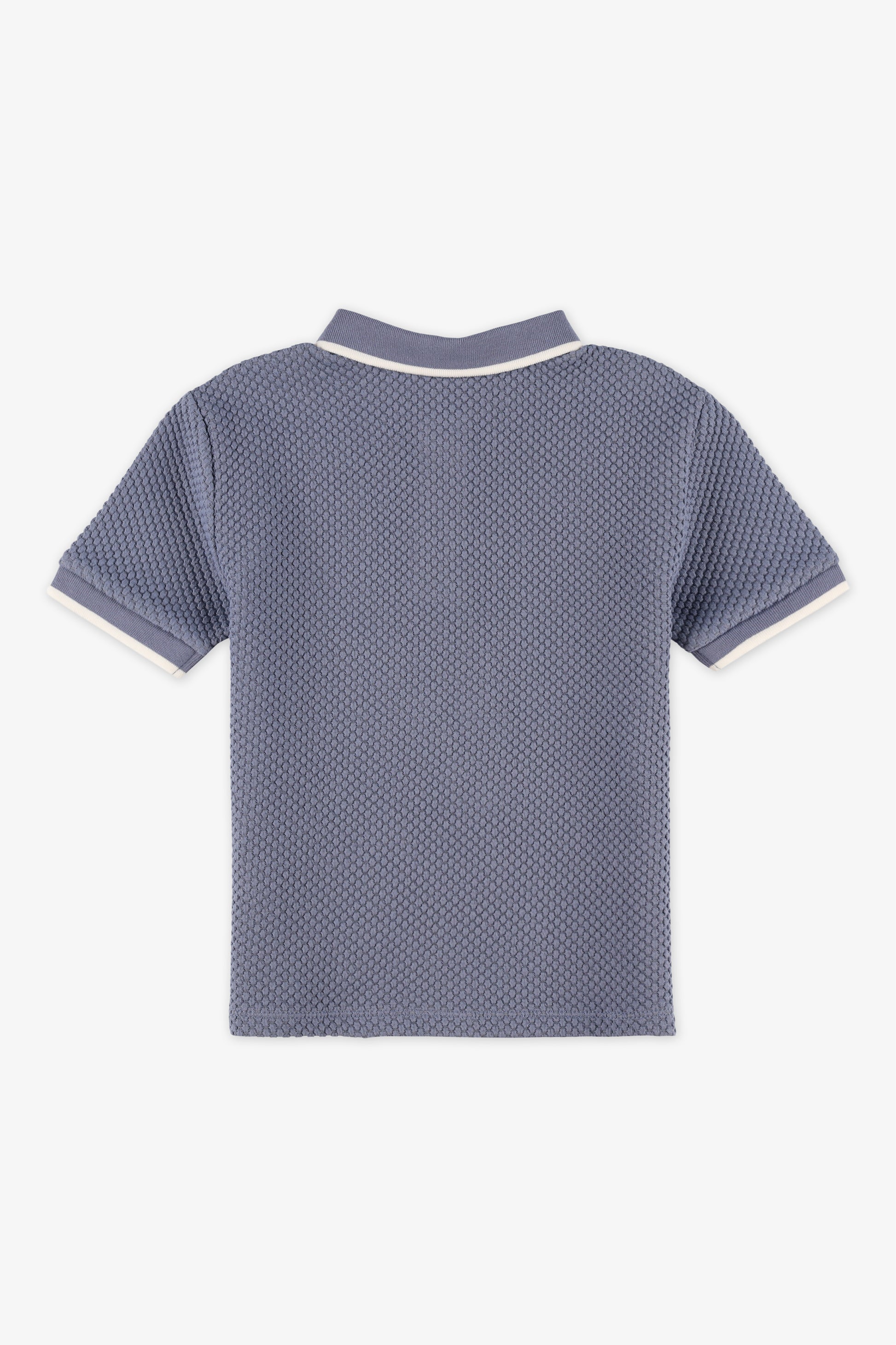 Chandail polo manches courtes - Enfant garçon && BLEU