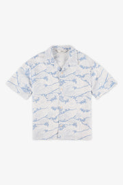 Chemise à manches courtes en lin - Garçon && BLANC MULTI