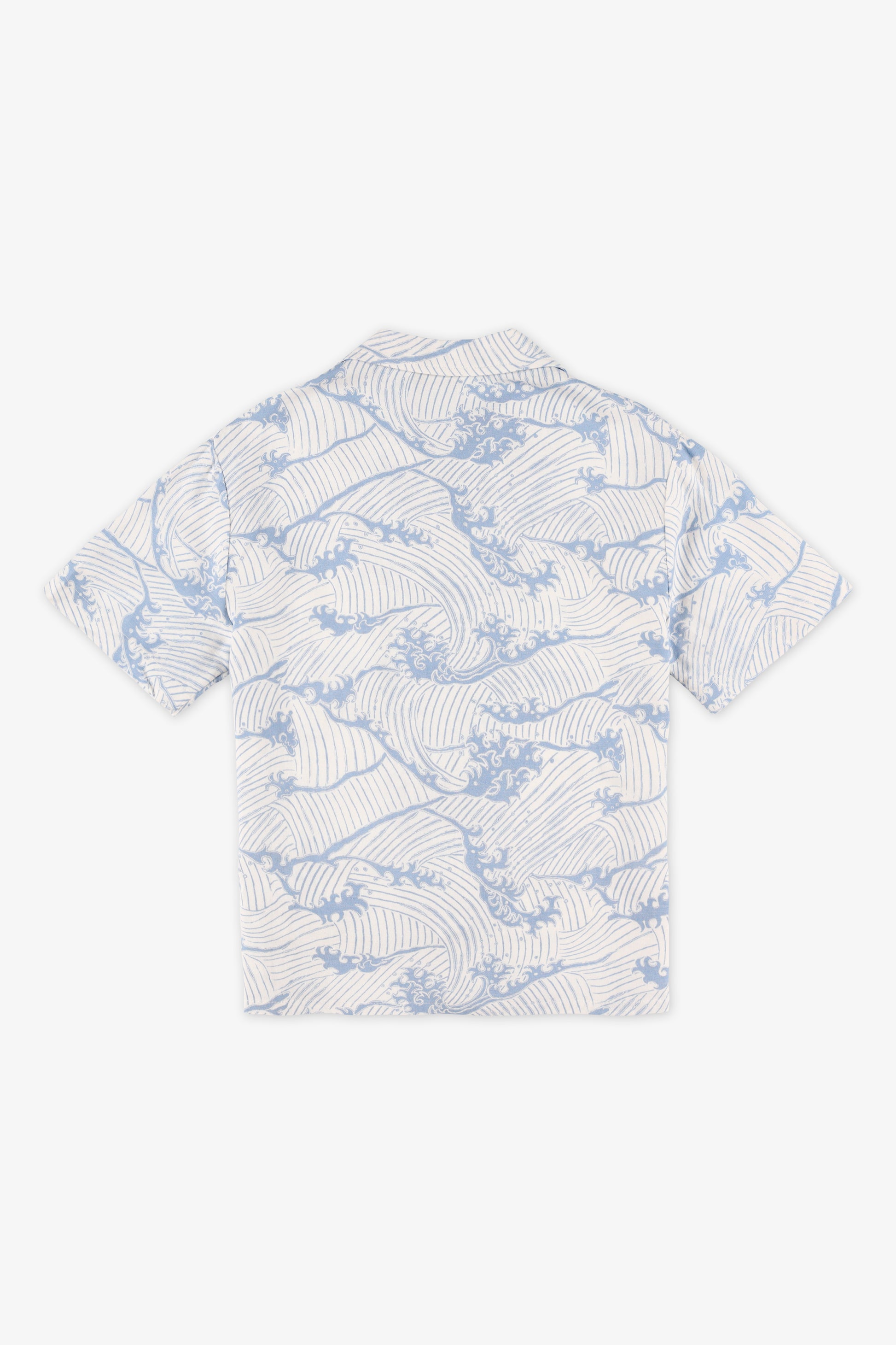 Chemise à manches courtes en lin - Garçon && BLANC MULTI