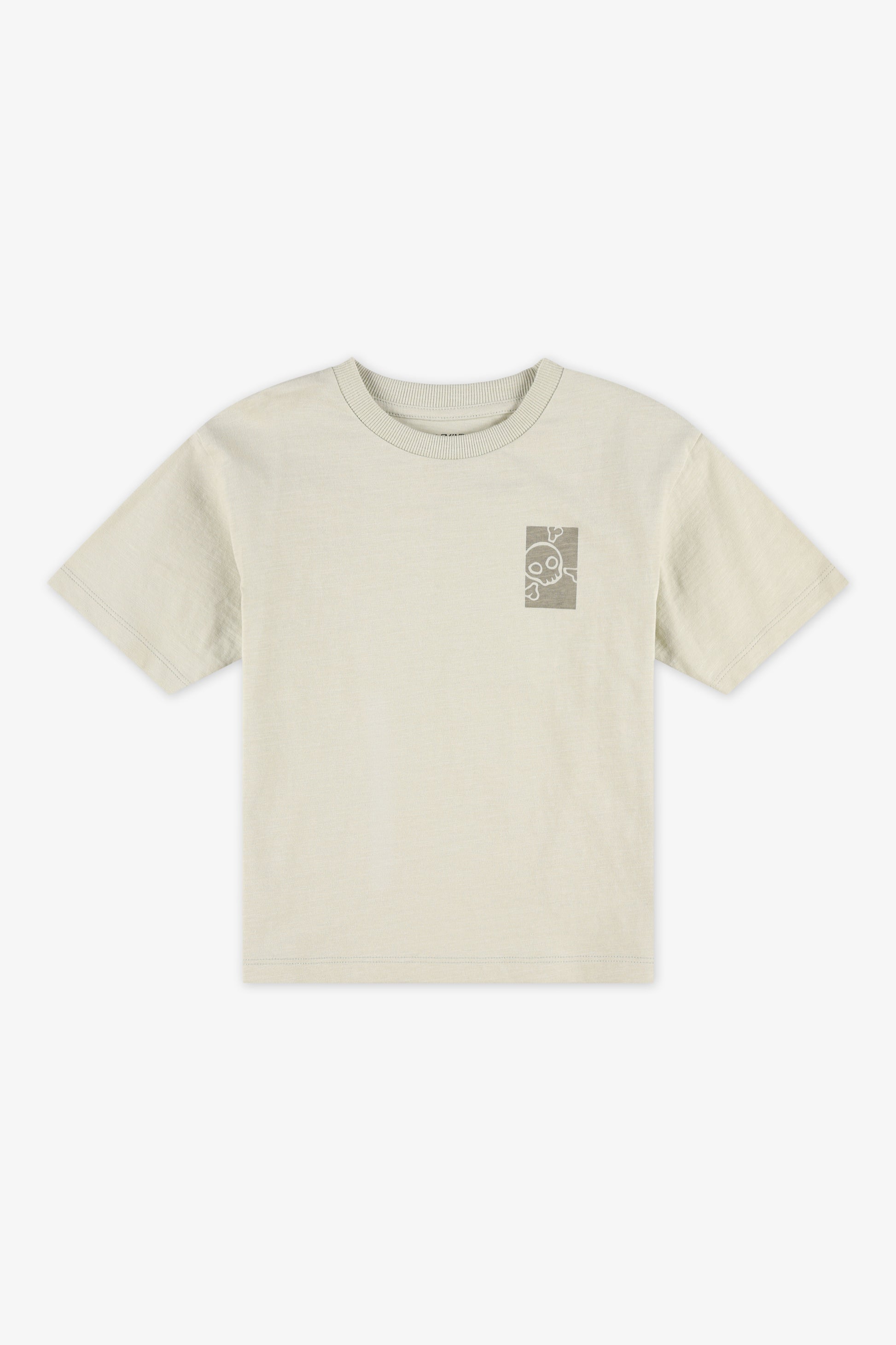 T-shirt à manches courtes col rond - Enfant garçon && VERT