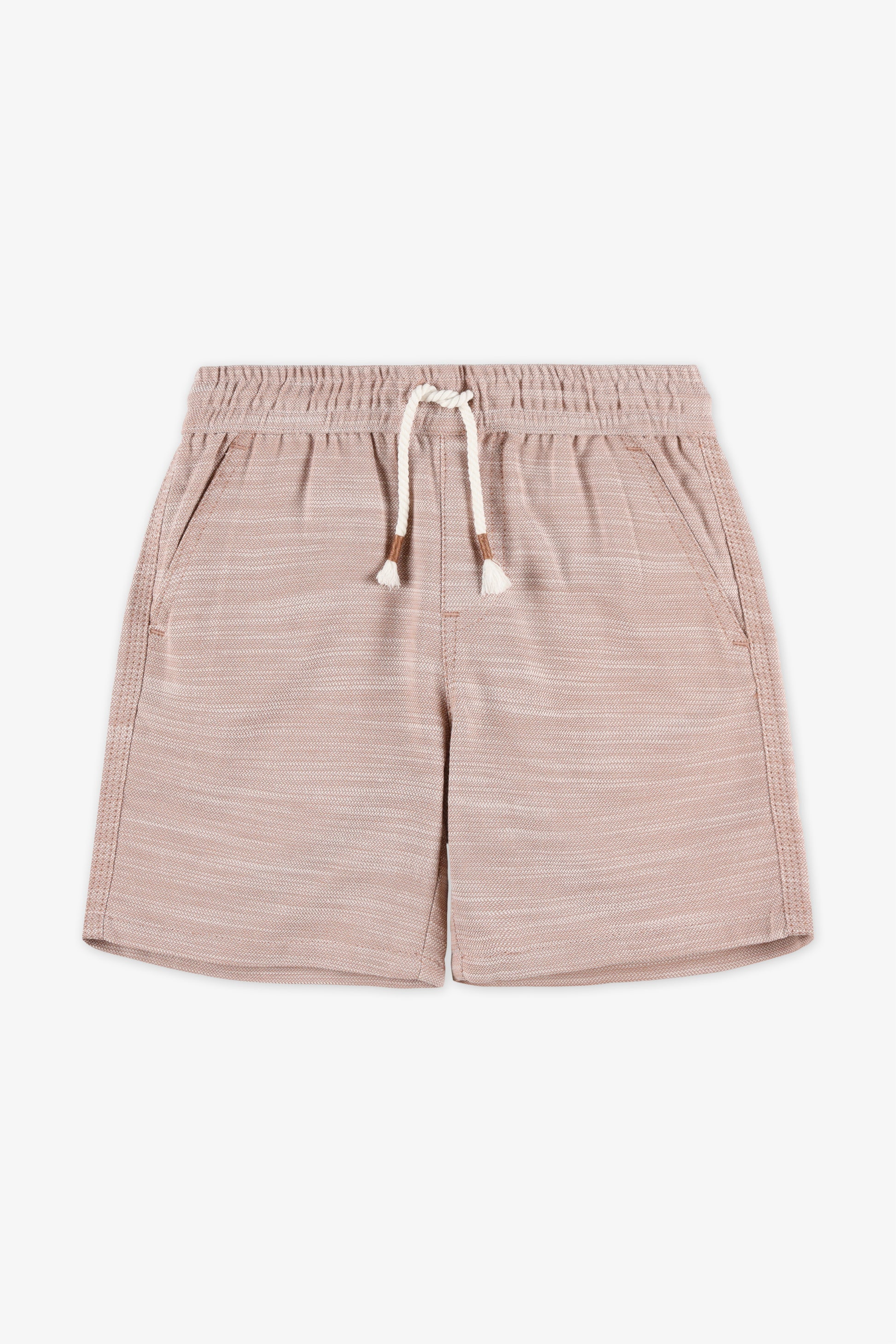 Short élastique à la taille - Enfant garçon && BRUN