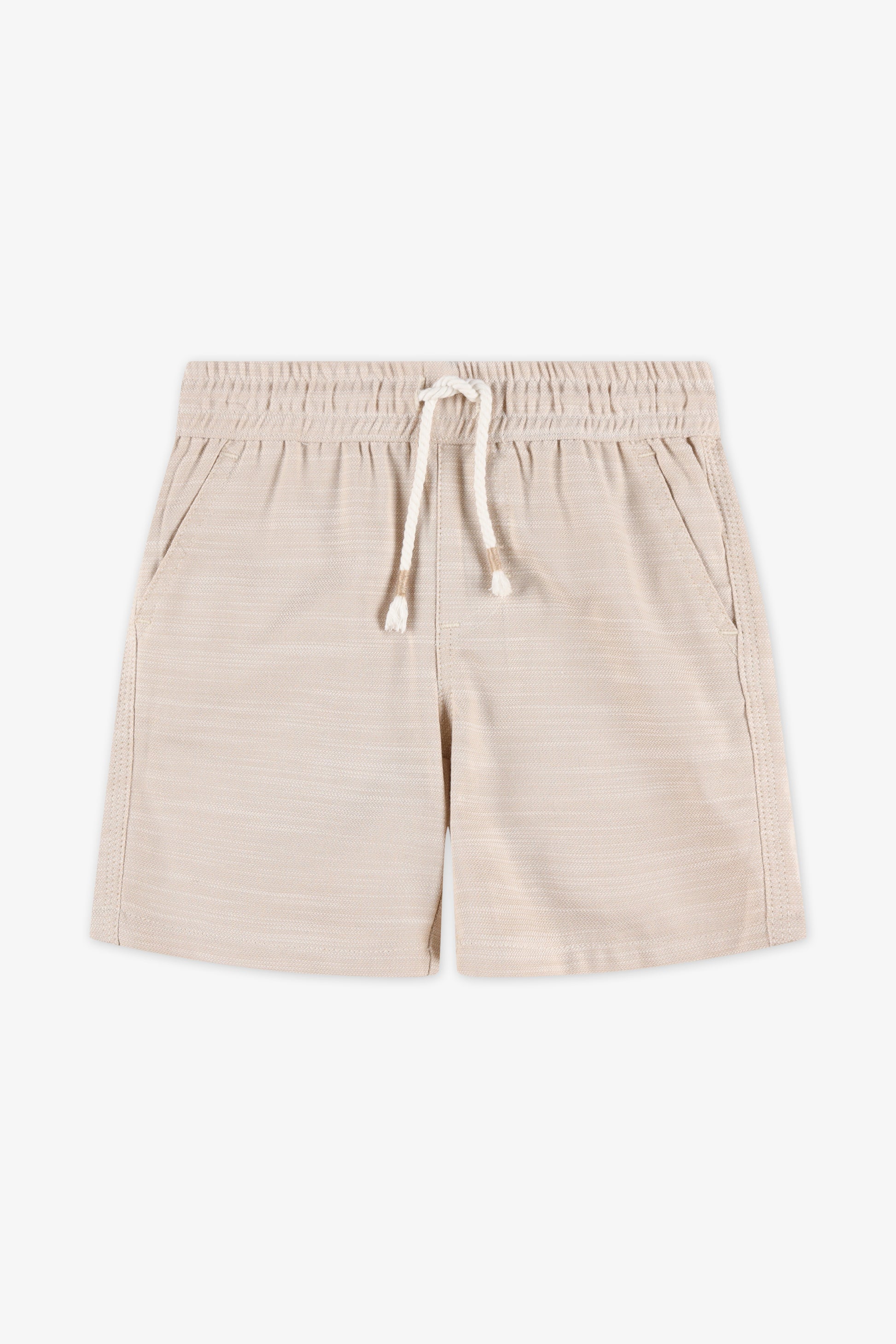 Short élastique à la taille - Enfant garçon && TAUPE
