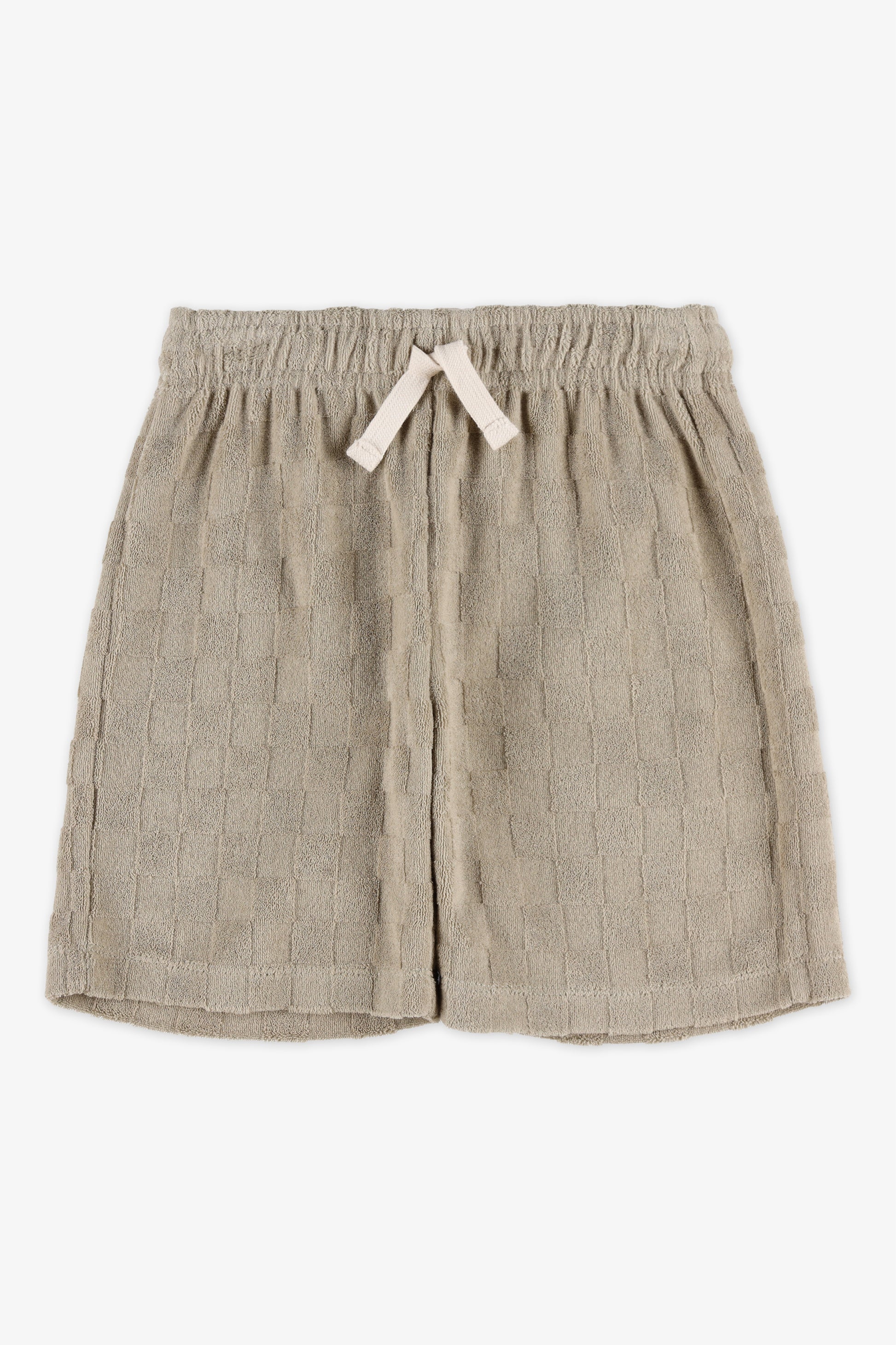 Short pull-on élastique à cordon - Garçon && KAKI