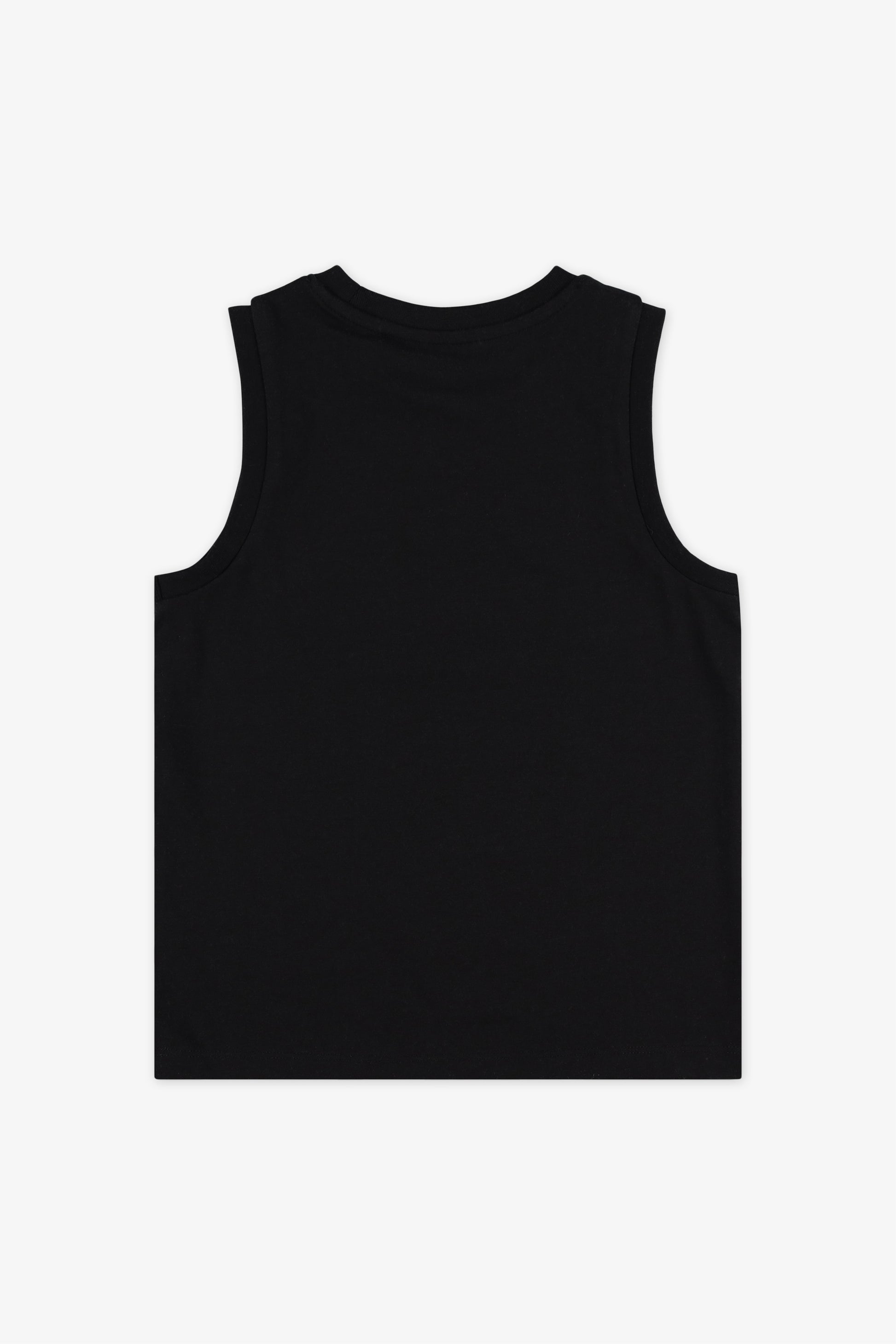 Enfant garçon 2/20$ - Camisole col rond imprimée && NOIR