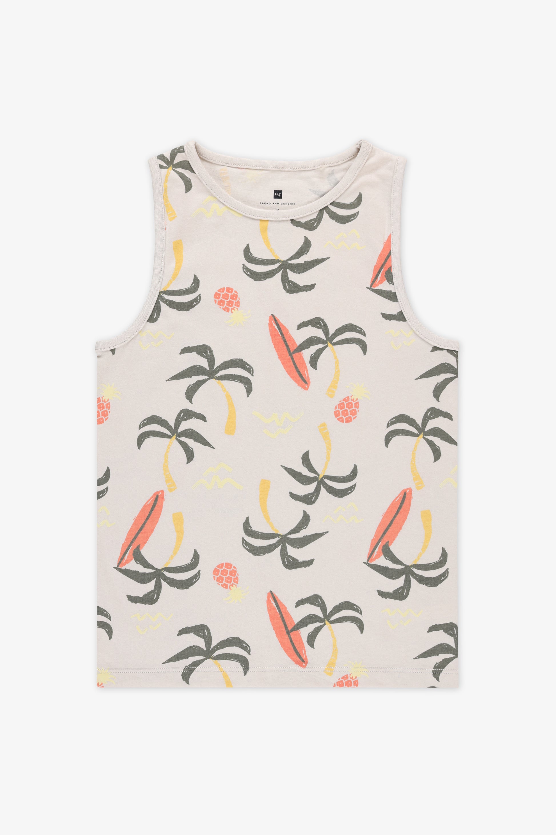 Camisole imprimée 2/20$ - Enfant garçon && BEIGE/MULTI