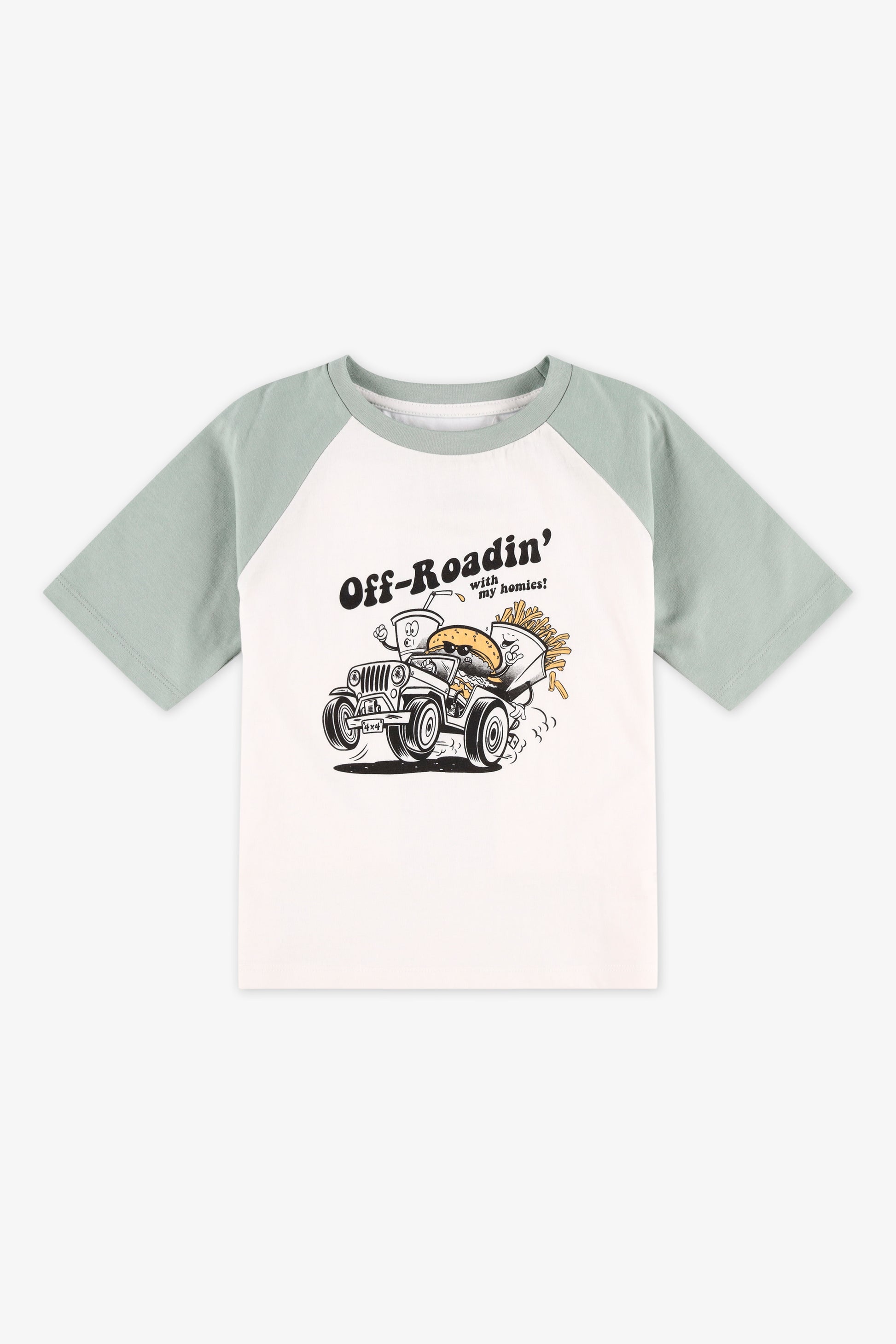 T-shirt à manches courtes - Enfant garçon && BLANC