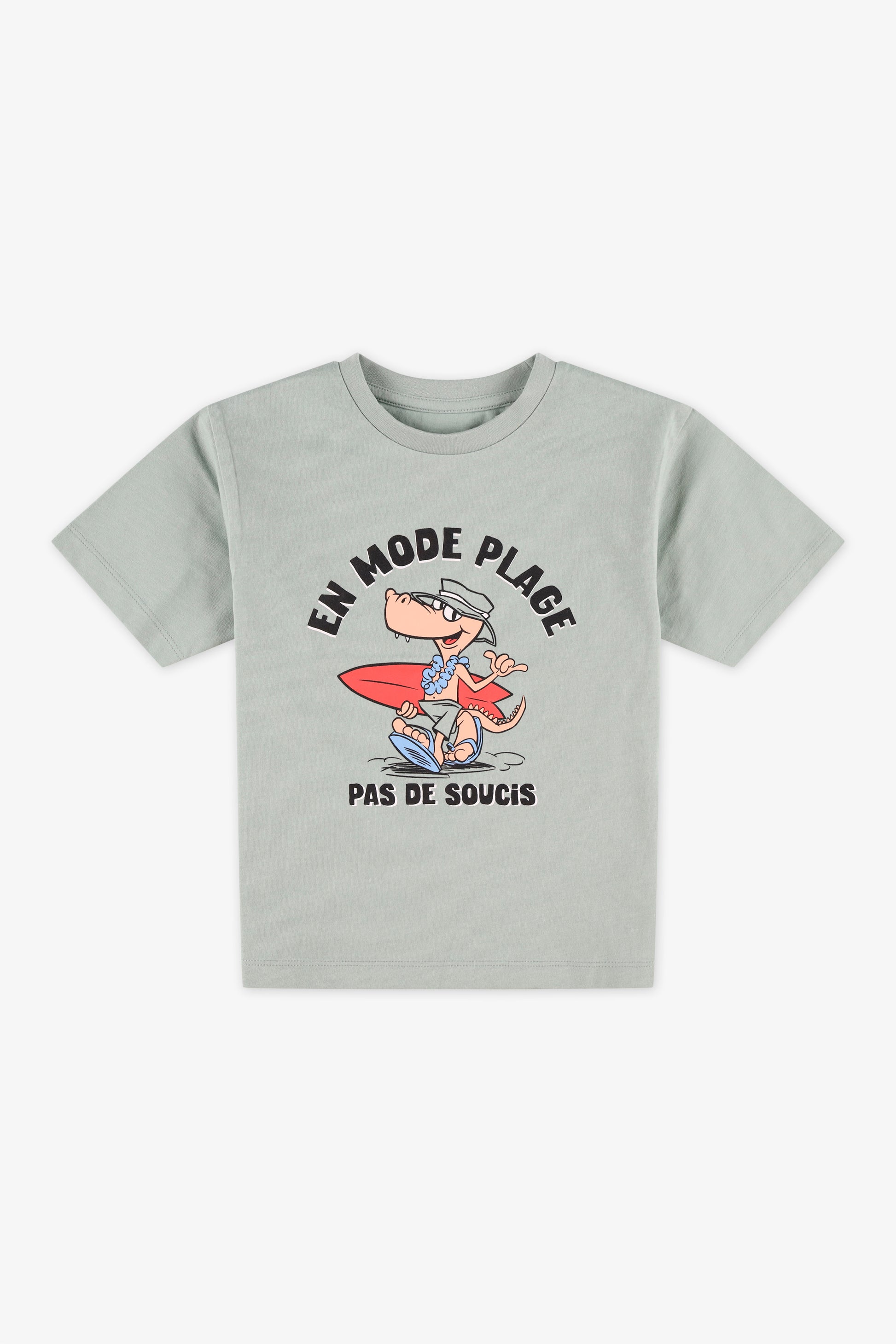 T-shirt à manches courtes - Enfant garçon && VERT