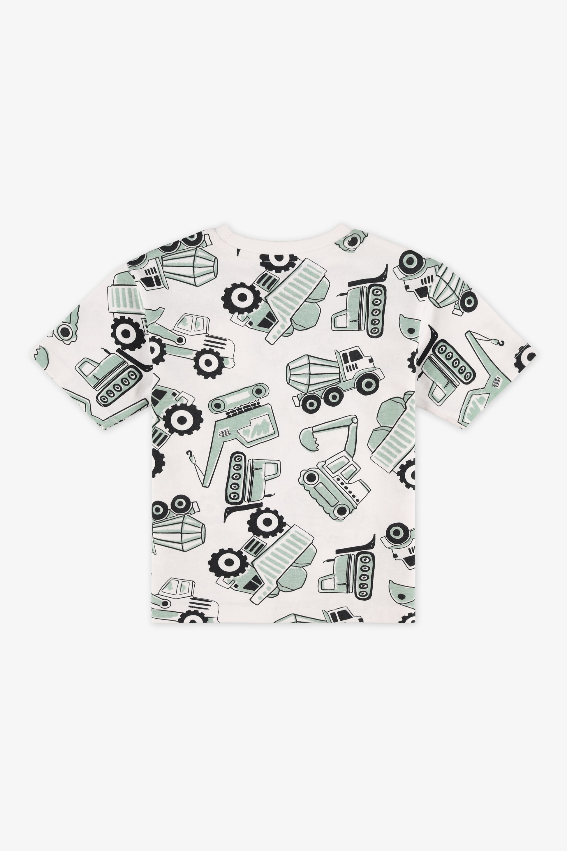 T-shirt à manches courtes - Enfant garçon && BLANC MULTI