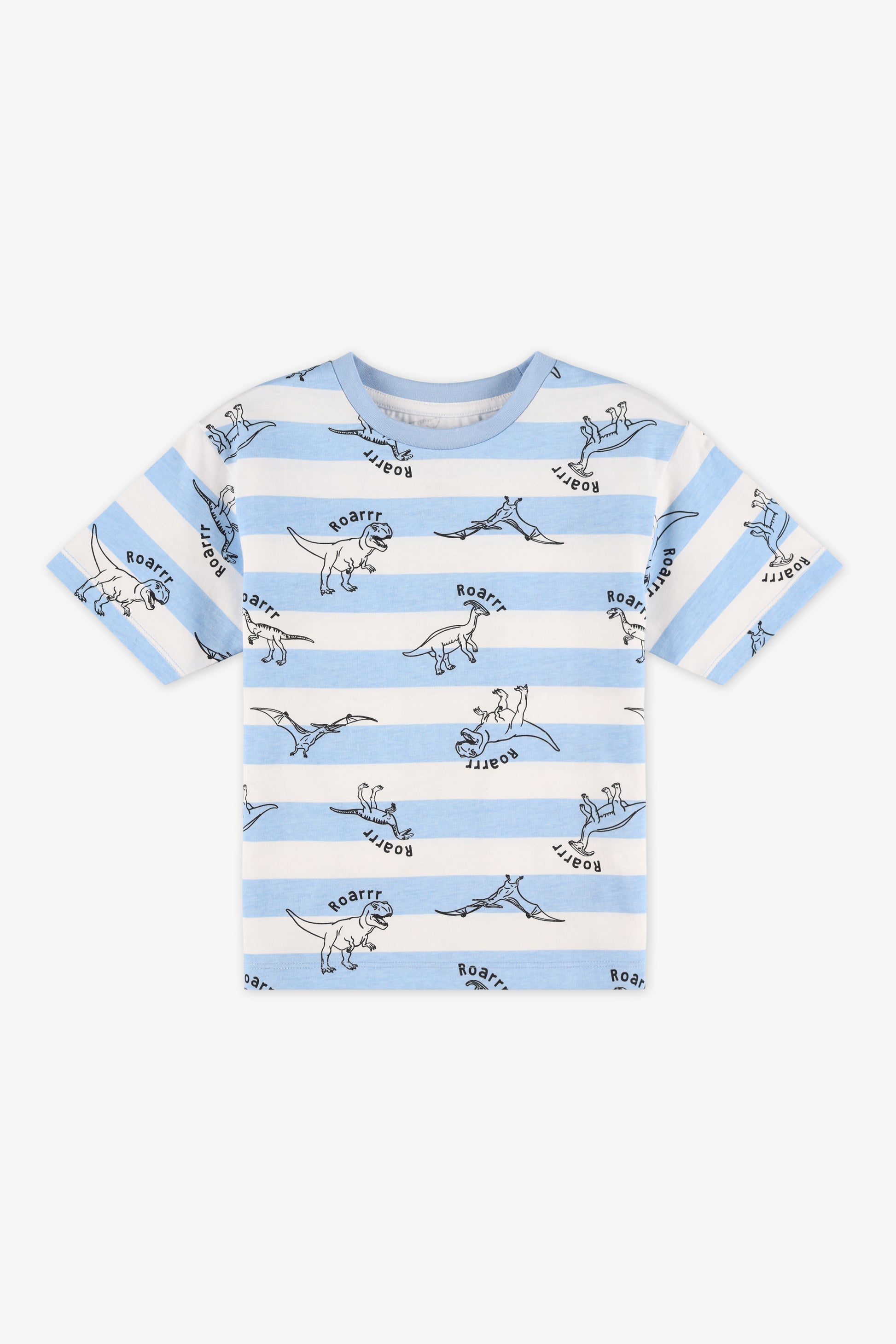 T-shirt à manches courtes - Enfant garçon && BLEU MULTI