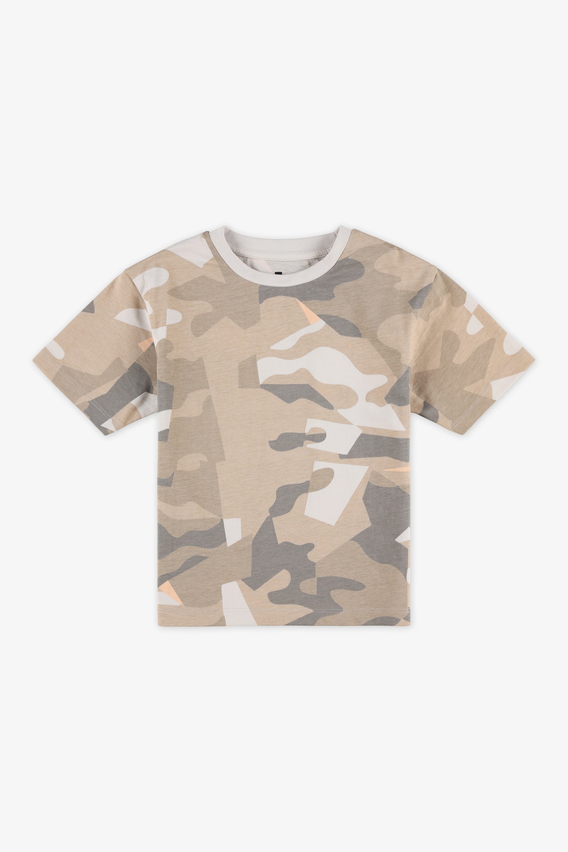 T-shirt à manches courtes - Enfant garçon && BEIGE/MULTI