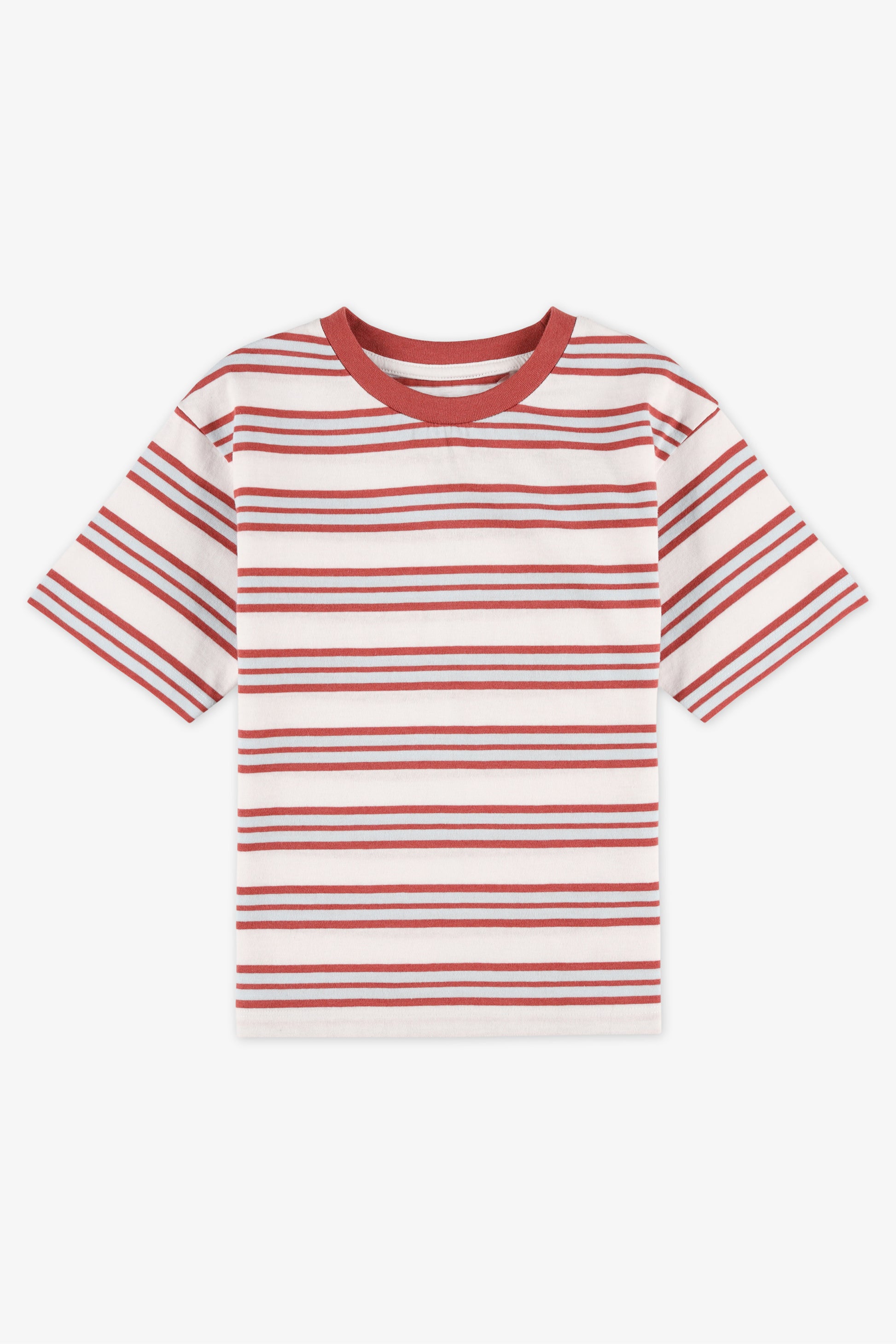 T-shirt rayé 2/20$ - Enfant garçon && BLANC MULTI