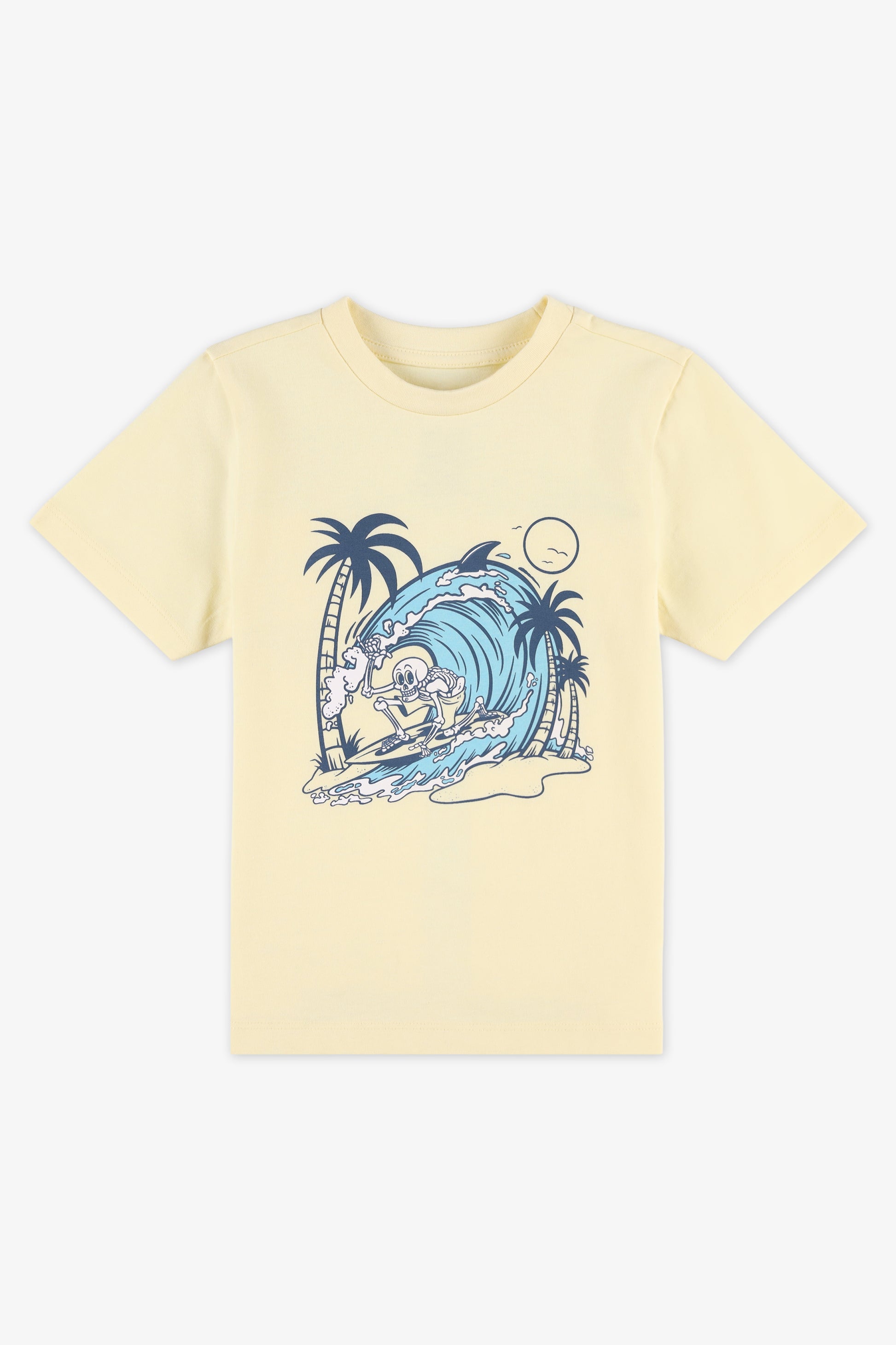 T-shirt à manches courtes - Enfant garçon && JAUNE