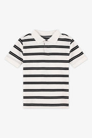 Chandail polo à manches courtes - Enfant garçon && BLANC MULTI