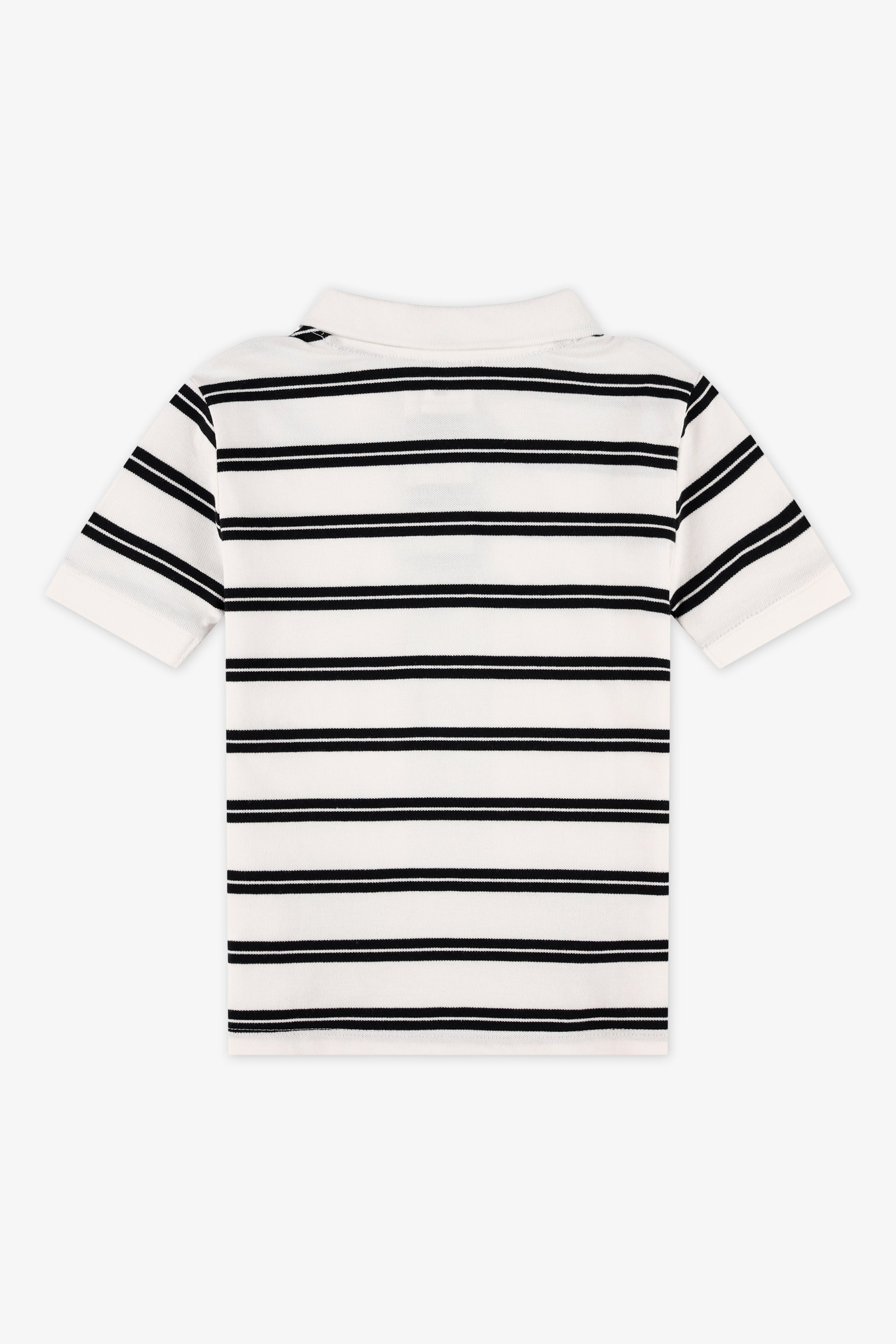 Chandail polo à manches courtes - Enfant garçon && BLANC MULTI