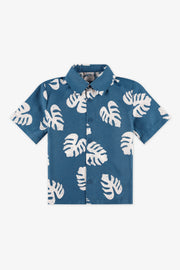 Chemise à manches courtes en microfibre - Garçon && INDIGO