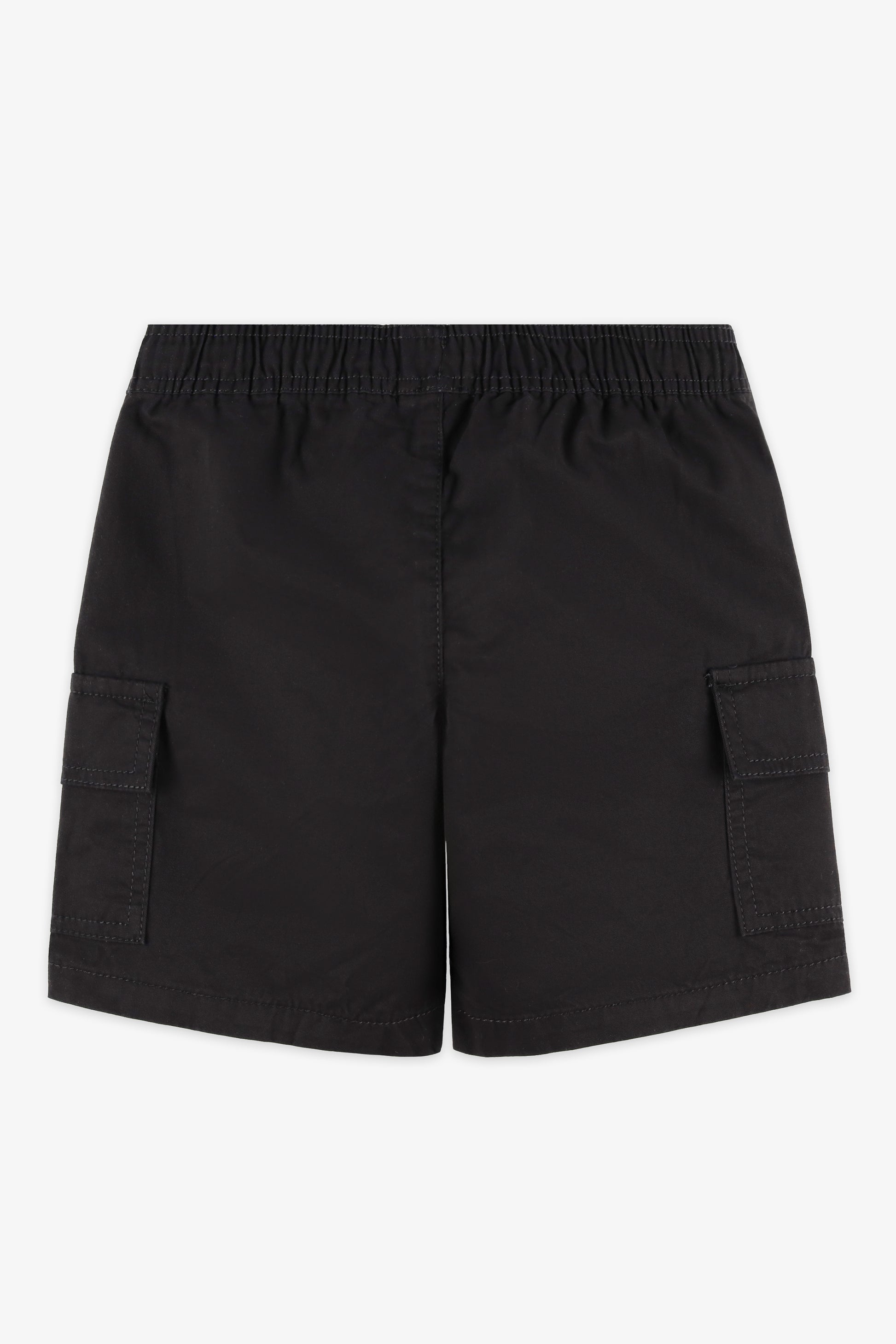 Short pull-on élastique - Enfant garçon && NOIR