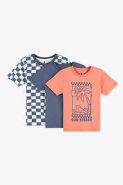 T-shirt à manches courtes - Enfant garçon && INDIGO