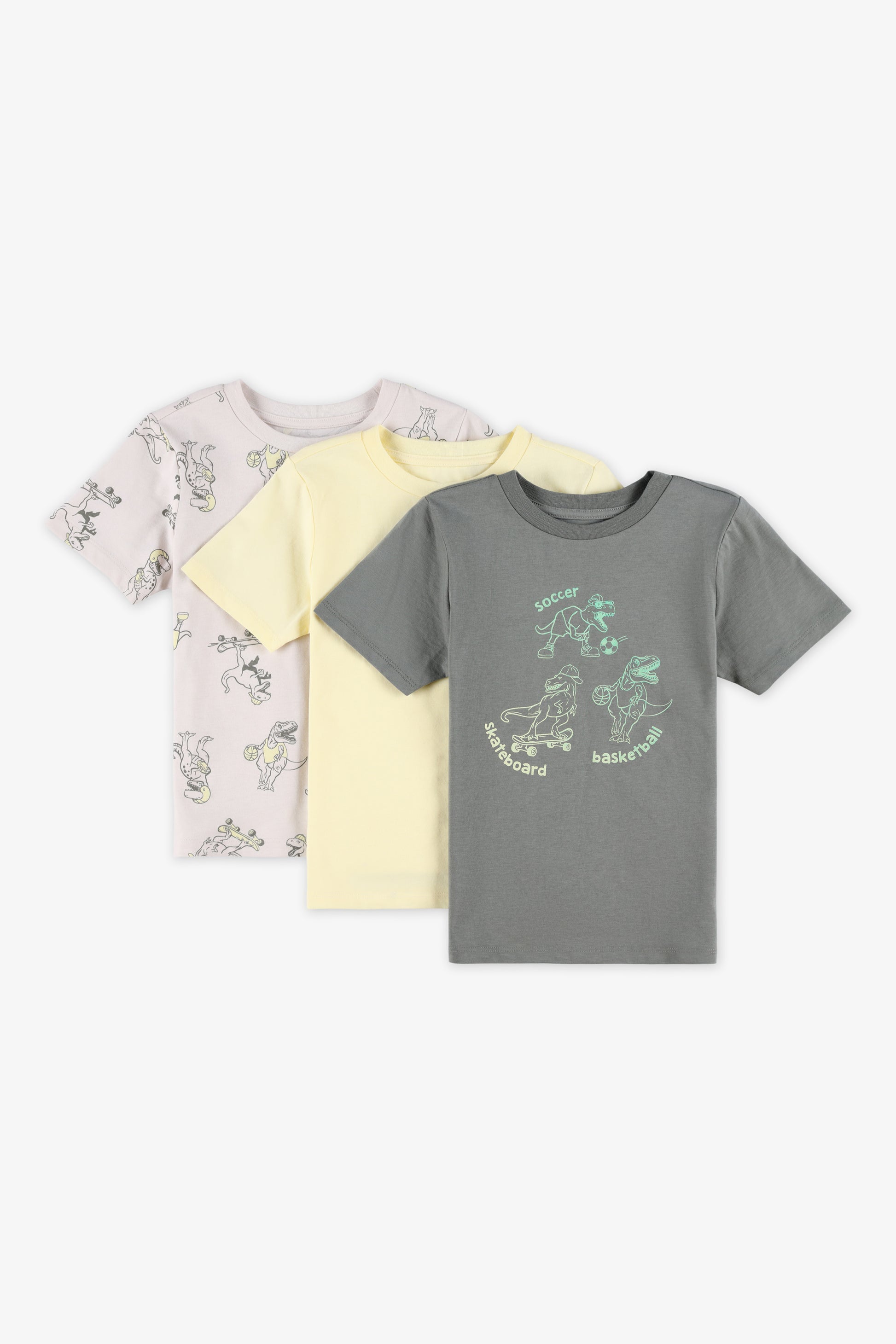 T-shirt à manches courtes - Enfant garçon && BEIGE/MULTI