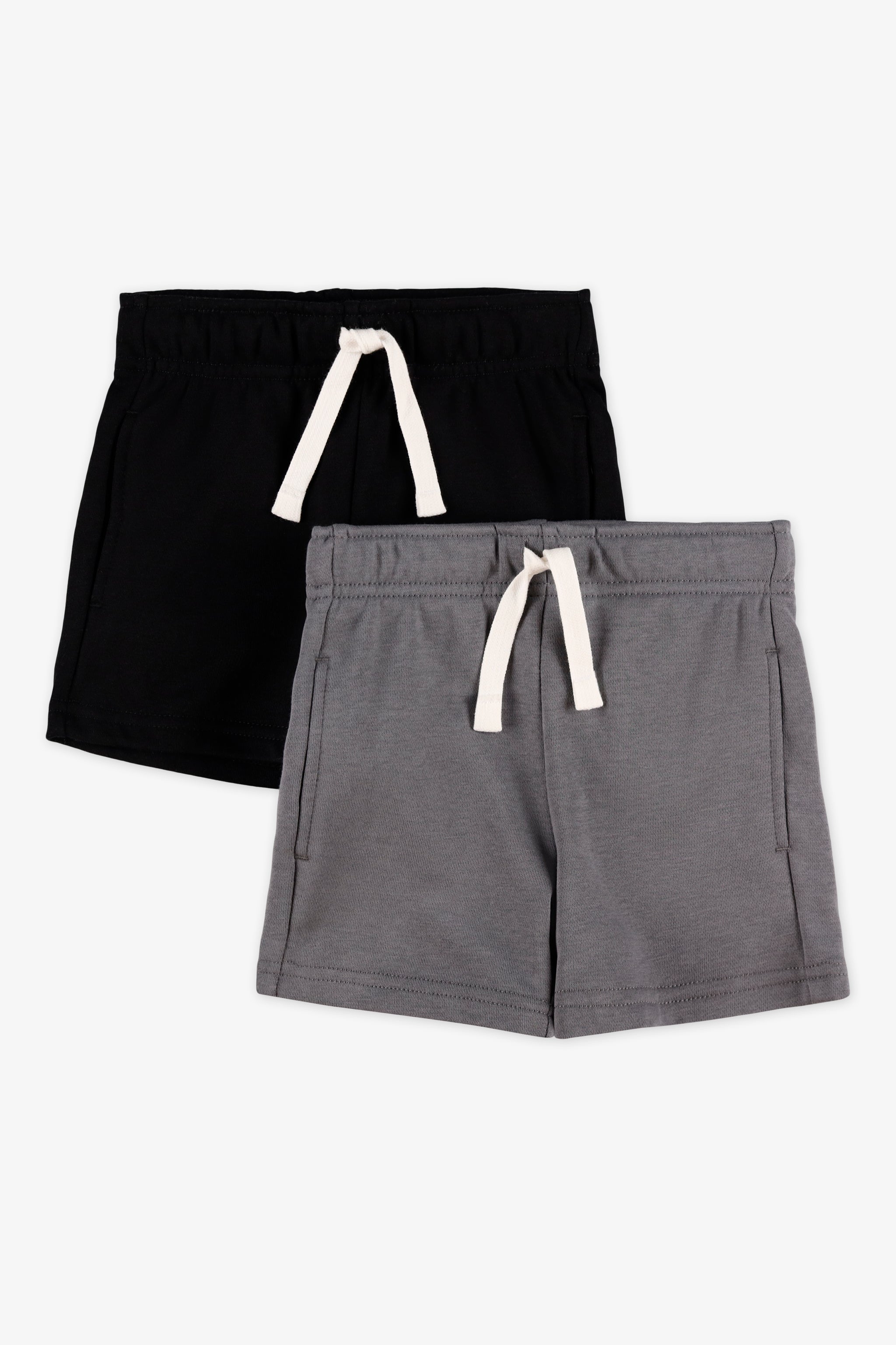 Short pull-on élastique - Enfant garçon && NOIR