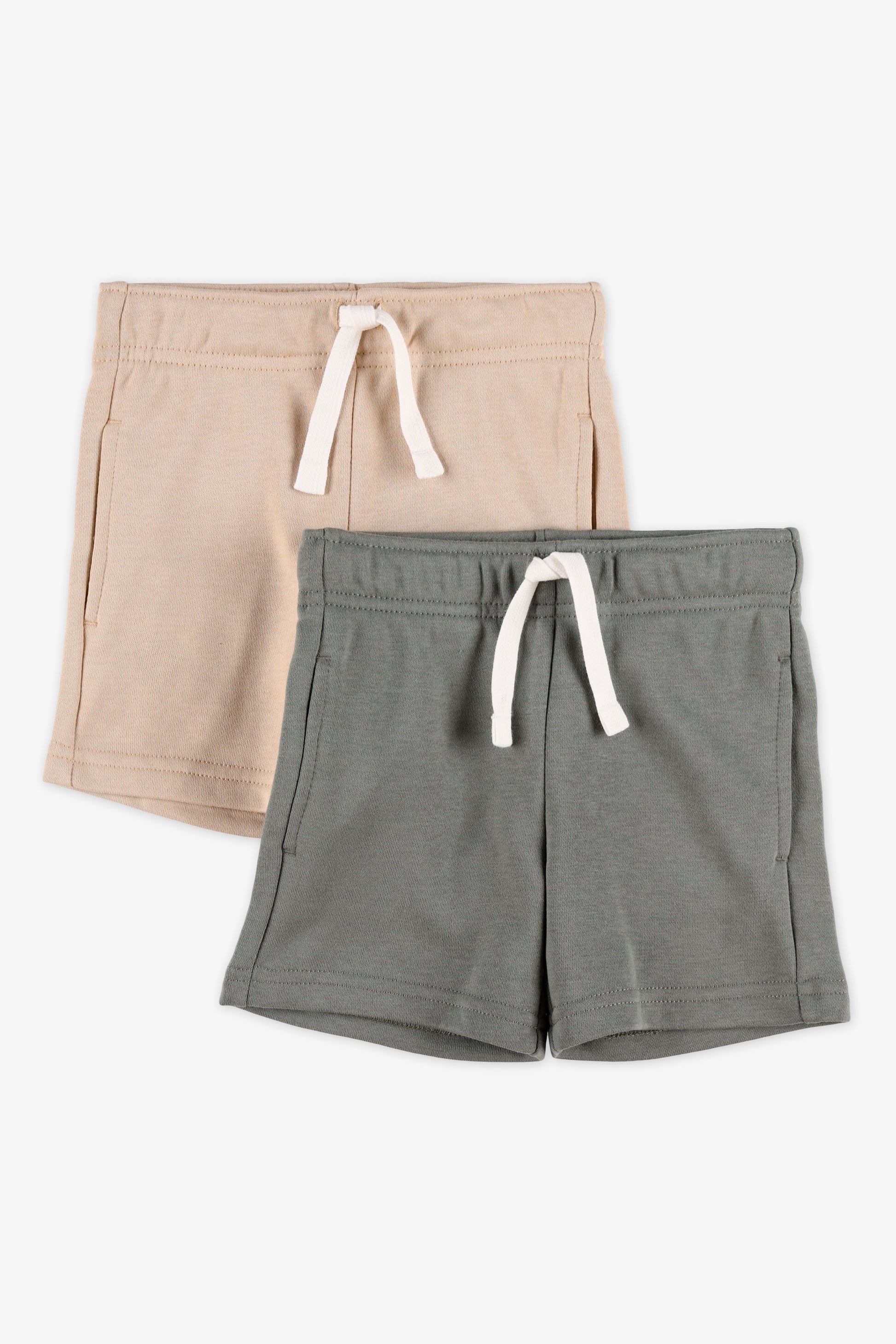 Short pull-on élastique - Enfant garçon && CHARBON