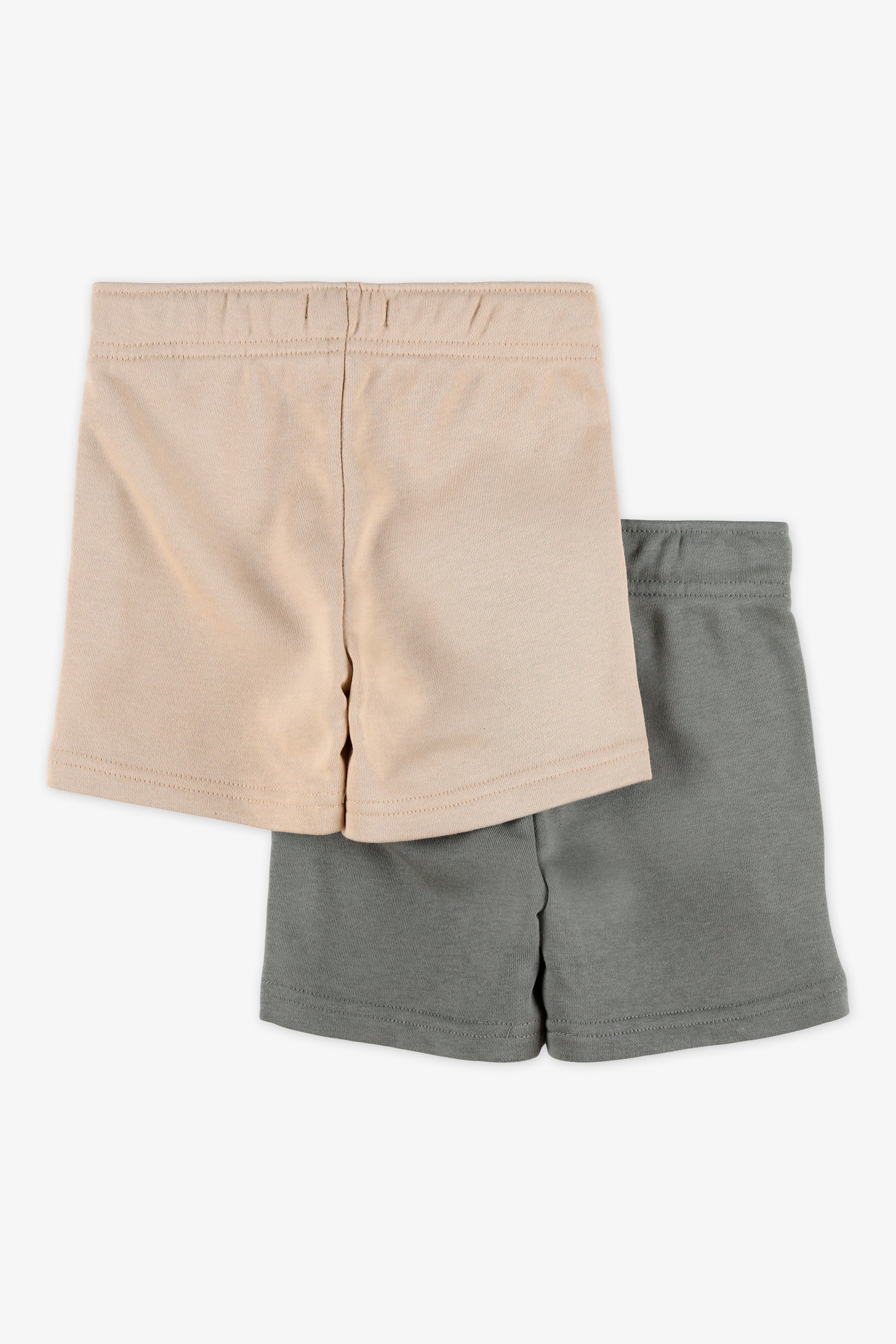 Short pull-on élastique - Enfant garçon && CHARBON
