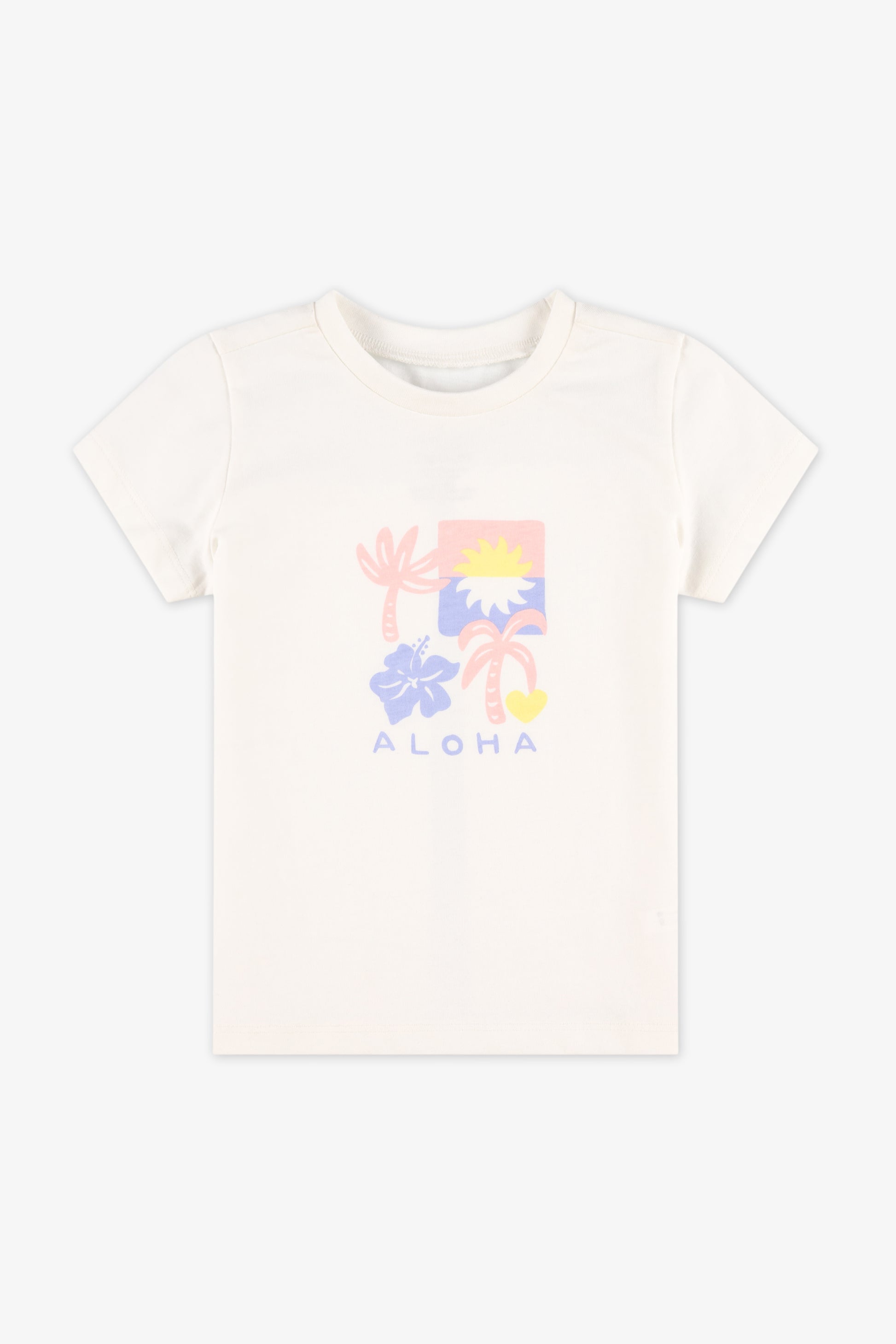 Chandail à manches courtes - Bébé fille 2/15$ && BLANC