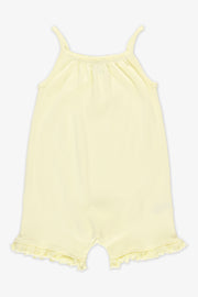 Rompers à manches courtes - Bébé fille && JAUNE