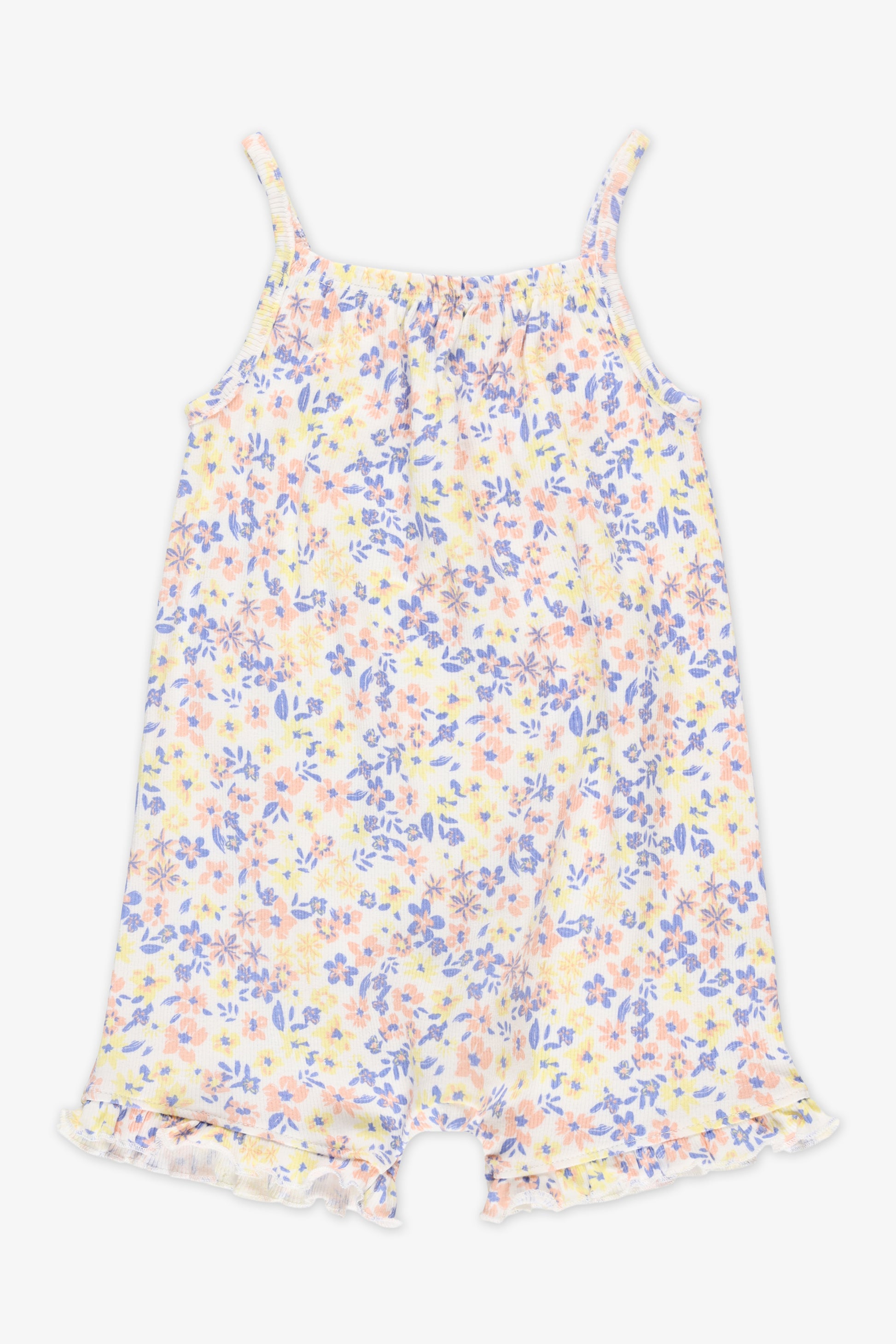 Rompers à manches courtes - Bébé fille && BLEU MULTI