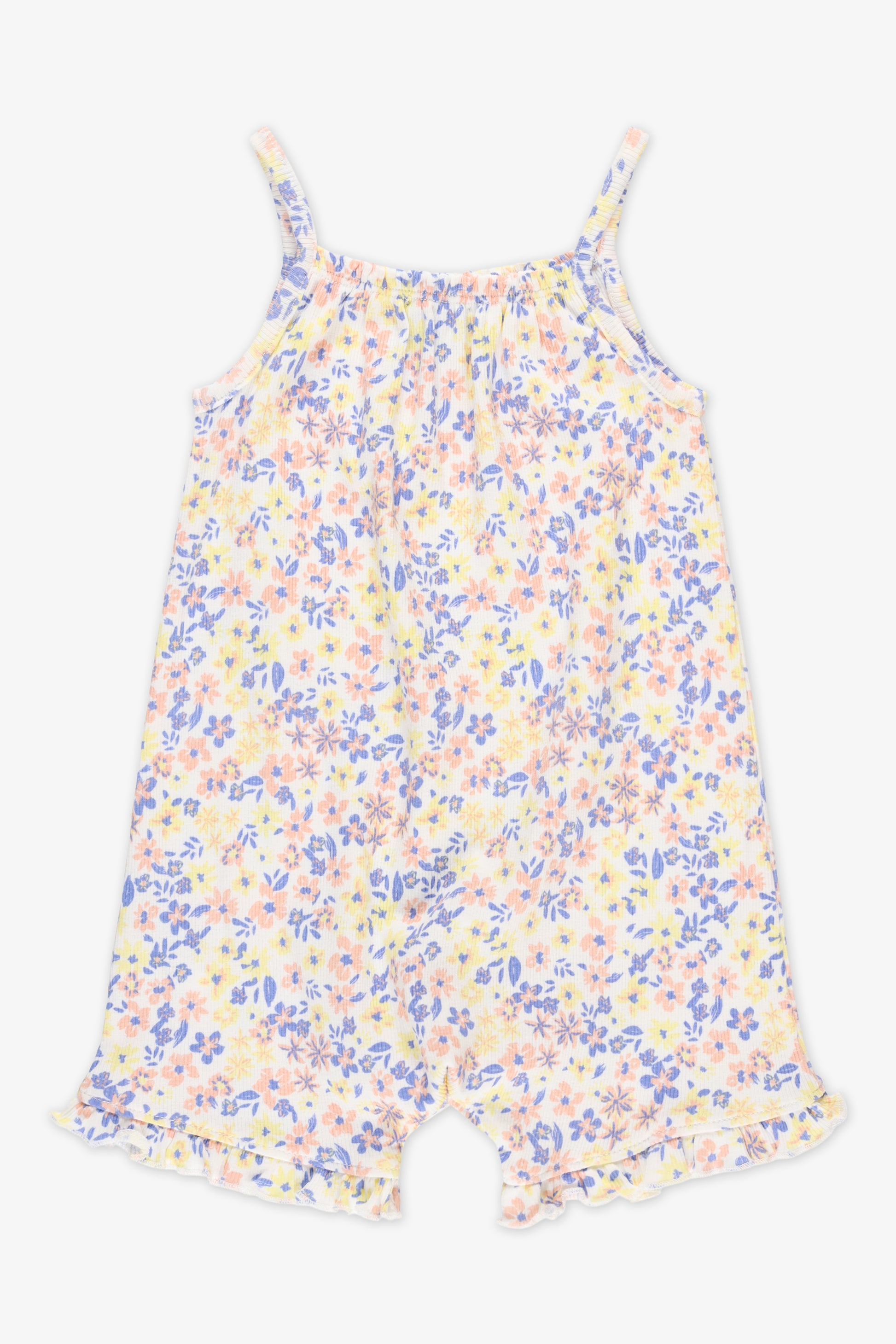 Rompers à manches courtes - Bébé fille && BLEU MULTI
