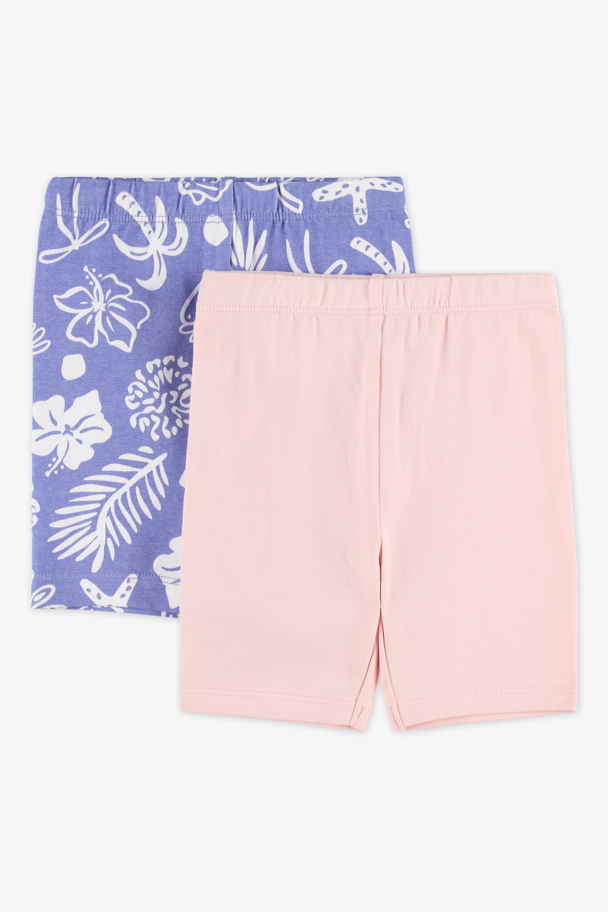 Biker short élastique - Bébé fille && BLEU MULTI