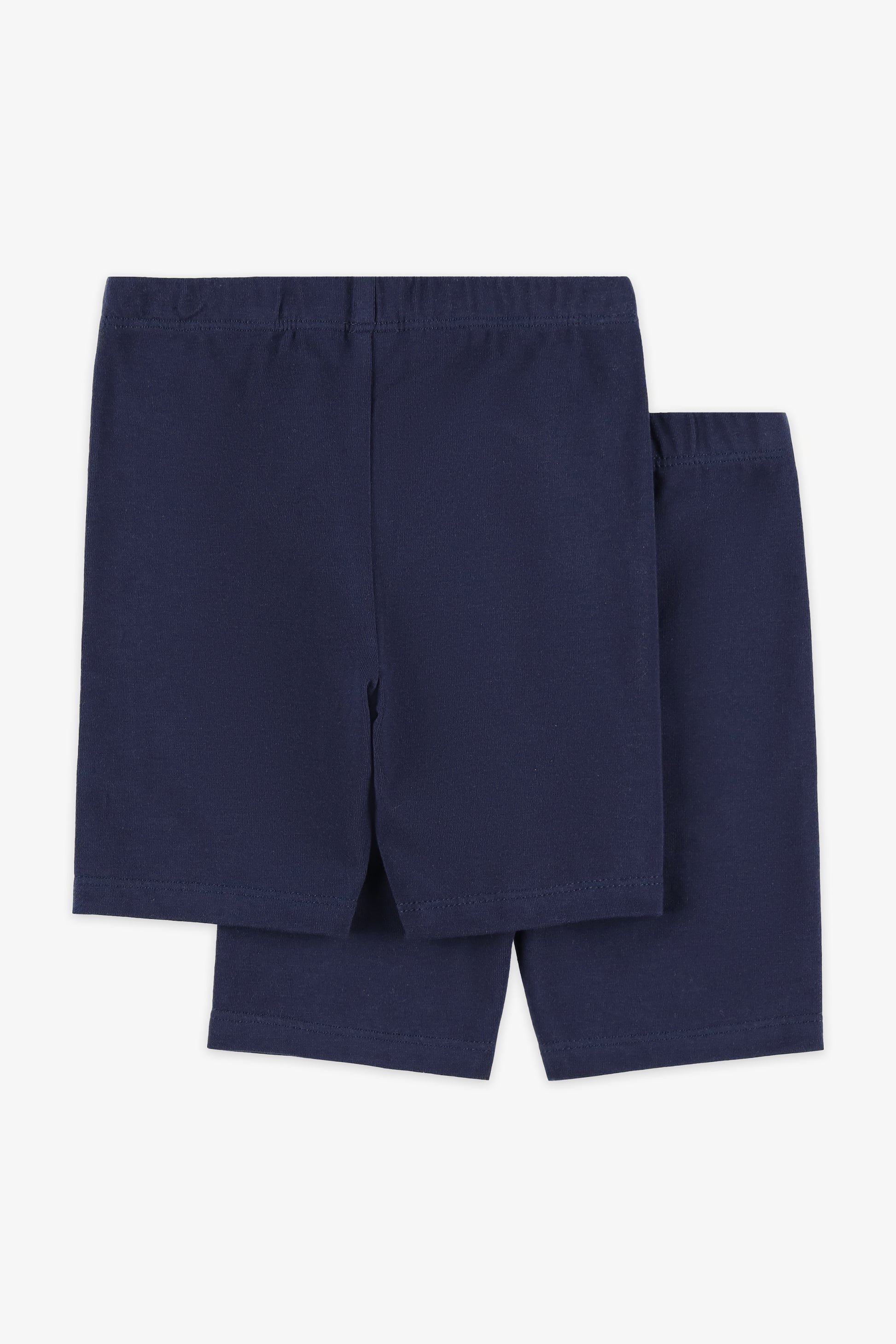 Short biker élastique - Bébé fille && MARIN