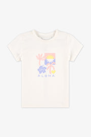 Chandail à manches courtes - Bébé fille 2/15$ && BLANC