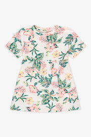 Robe à manches courtes - Bébé fille && BLANC MULTI