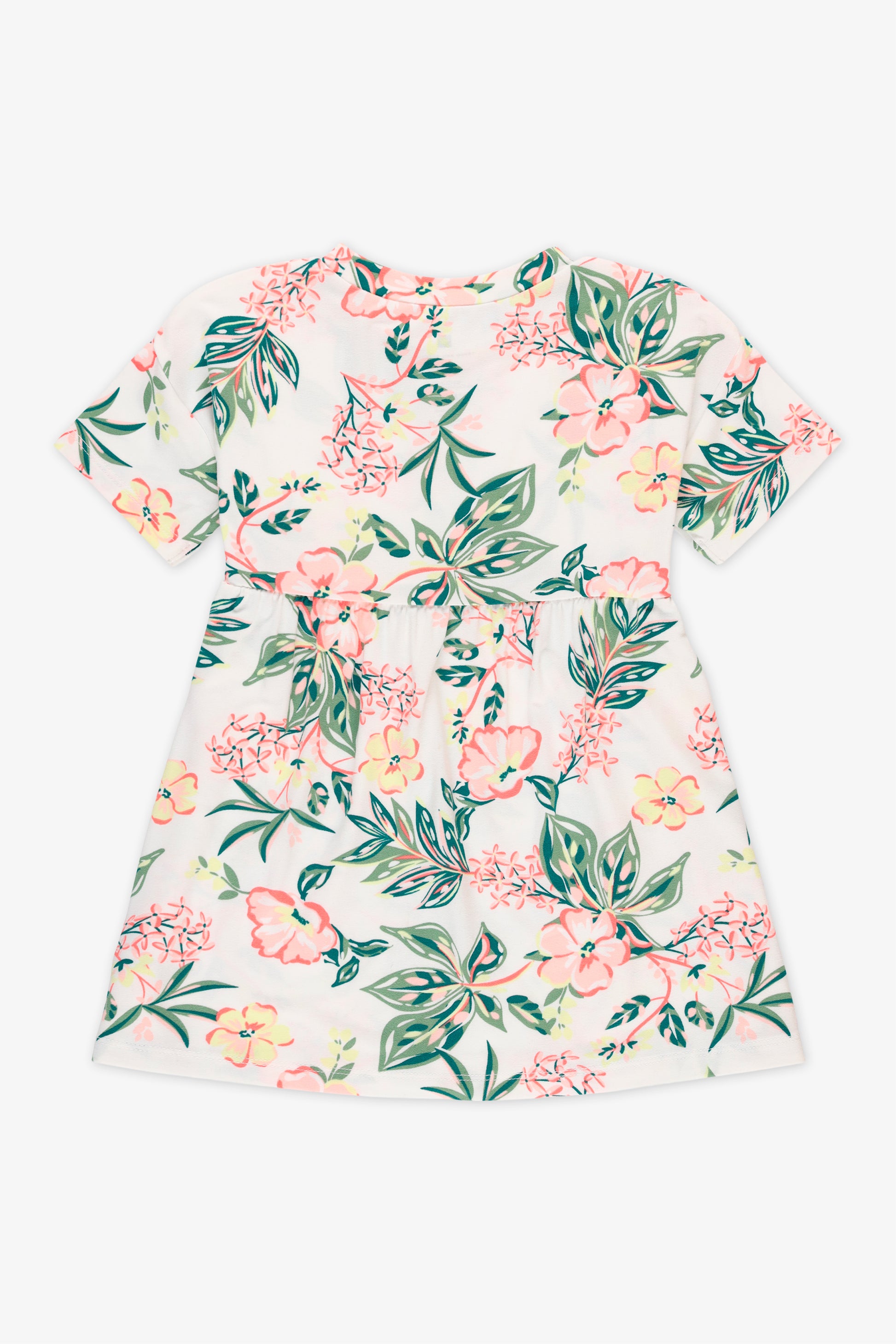 Robe à manches courtes - Bébé fille && BLANC MULTI