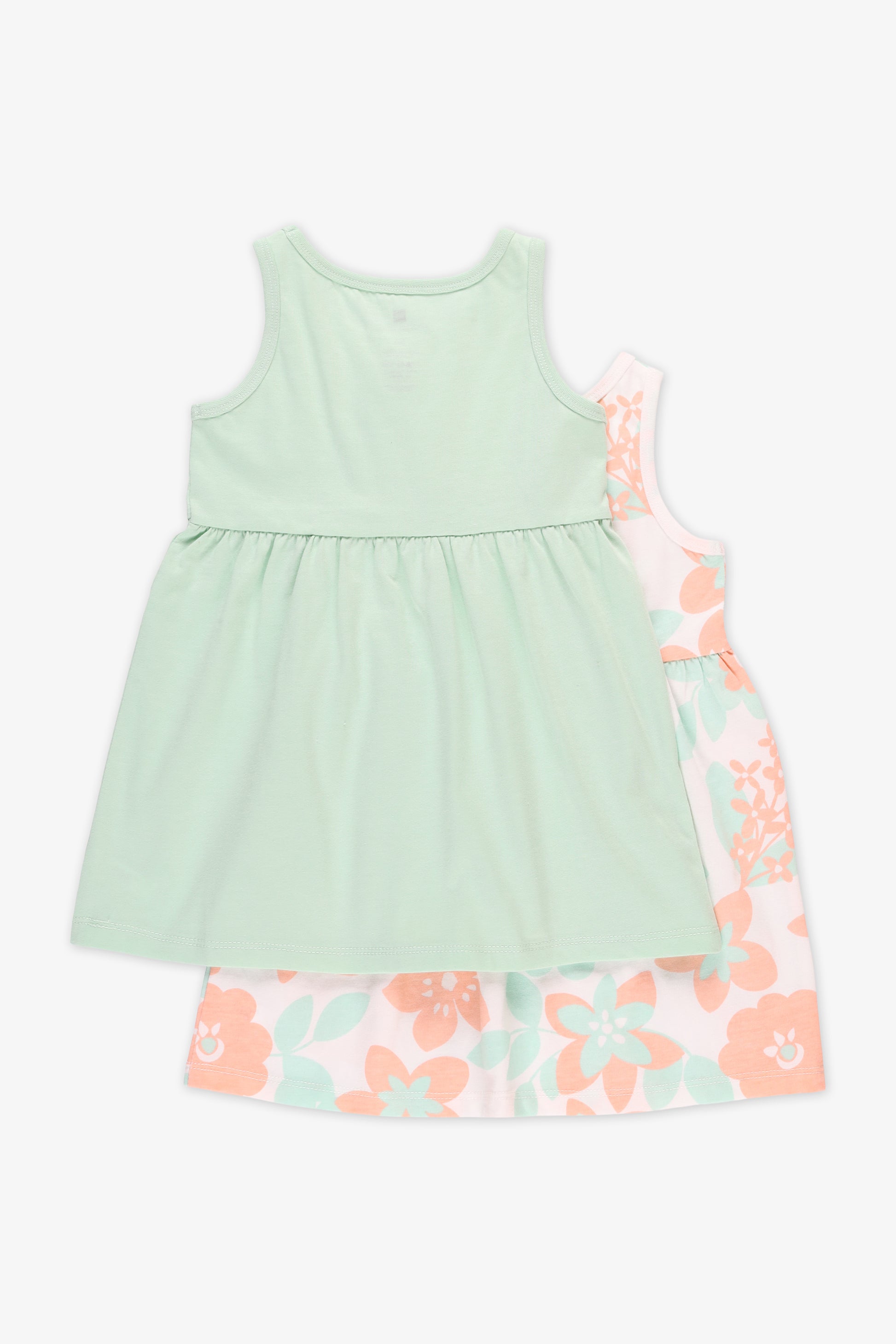Robe à manches courtes - Bébé fille && BLANC MULTI