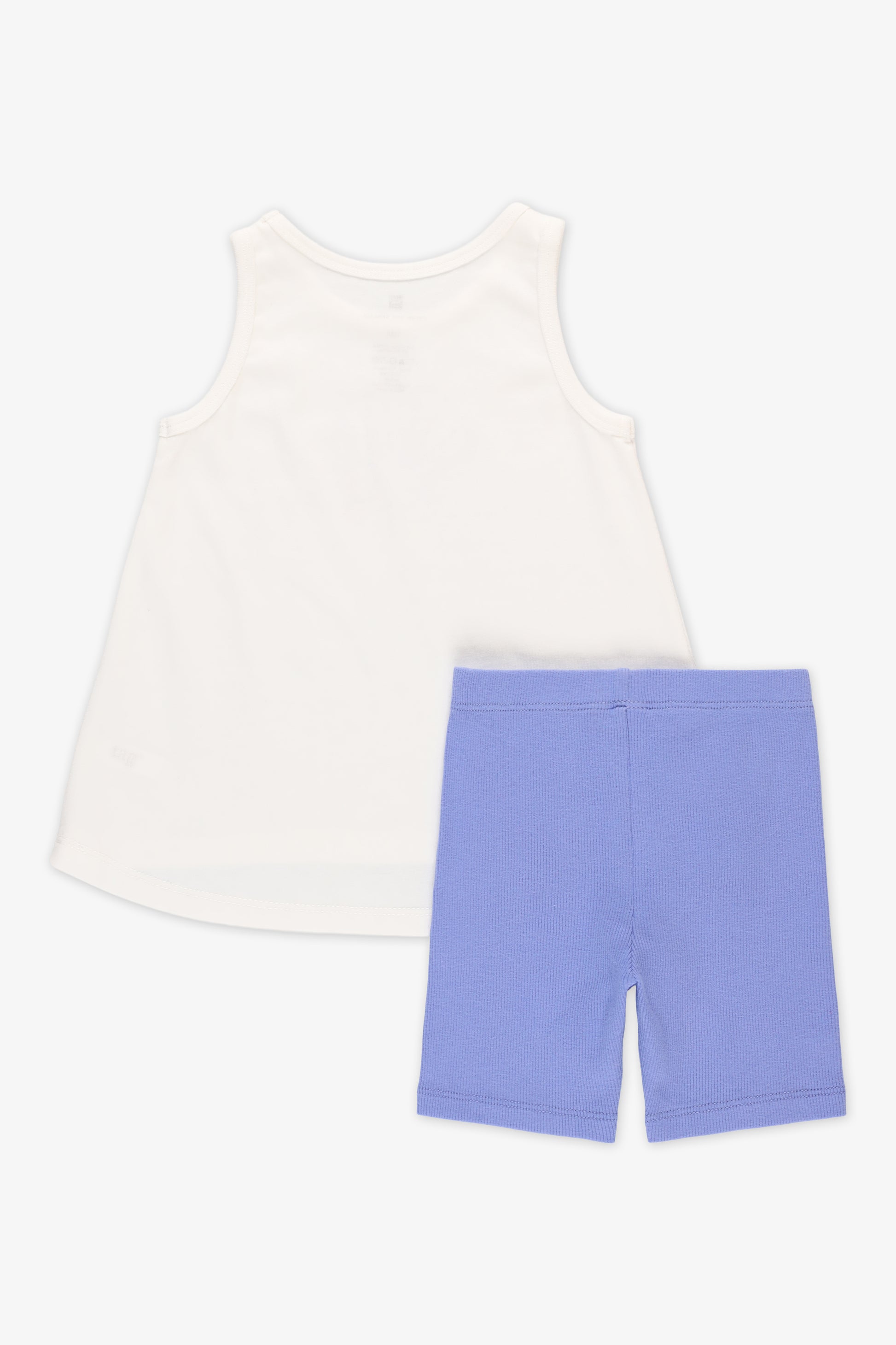 Biker short élastique - Enfant garçon && BLANC